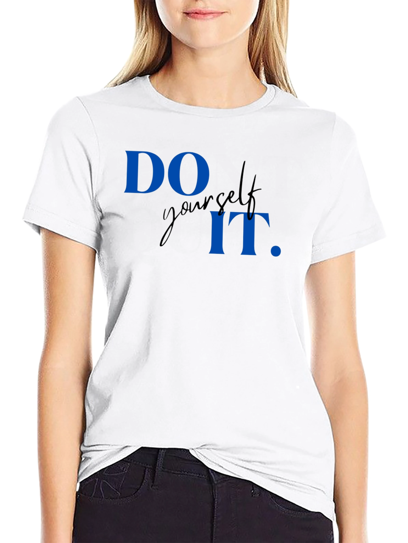 Do It Yourself Graphic Tee - Black