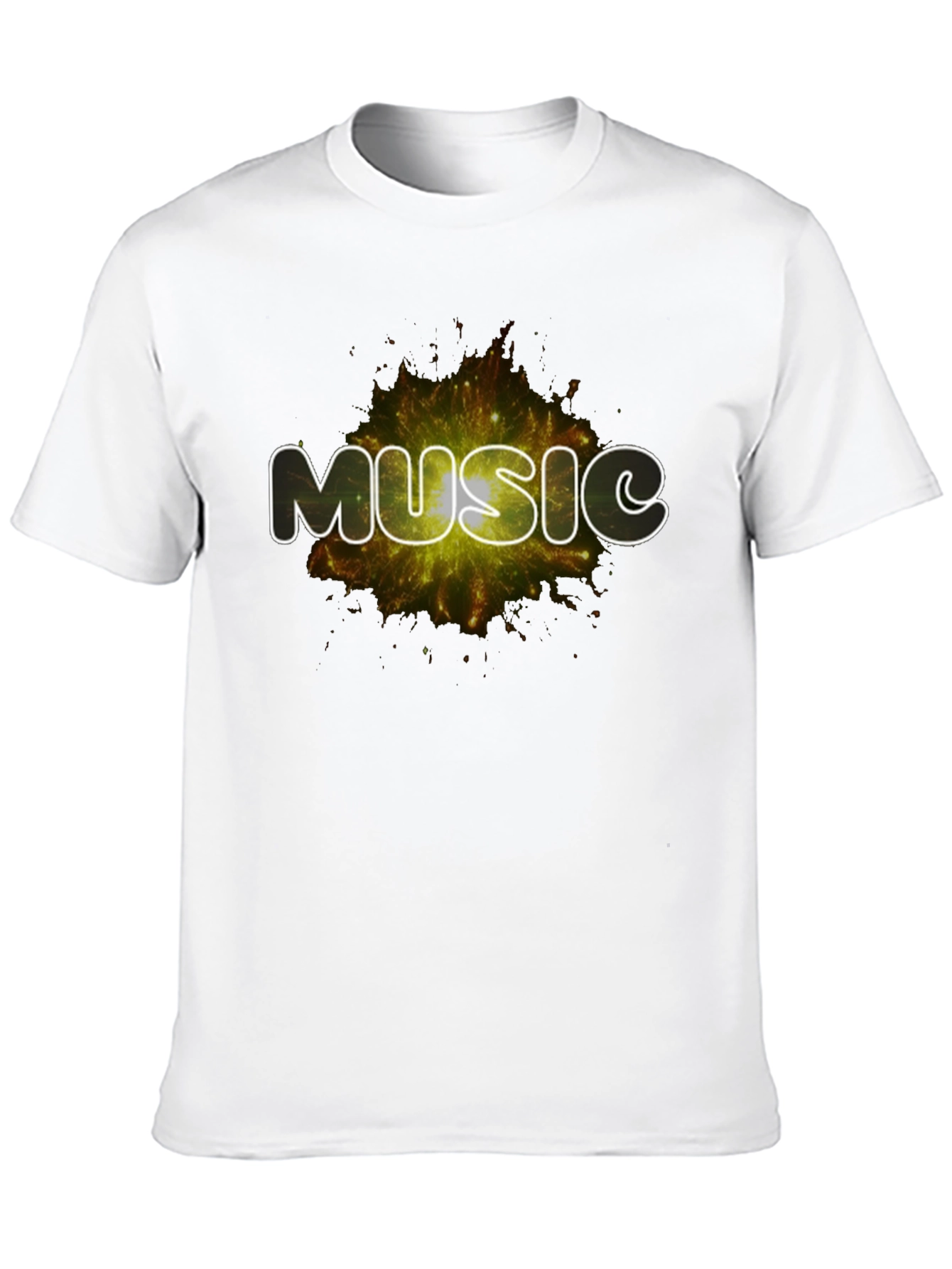 Music Explosion Black T-Shirt