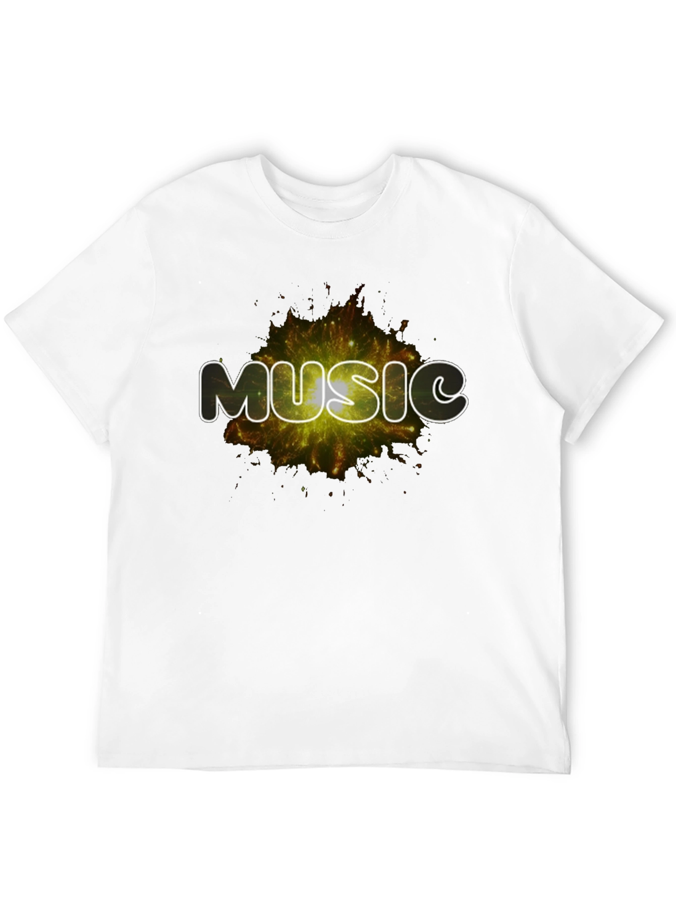 Music Explosion Black T-Shirt