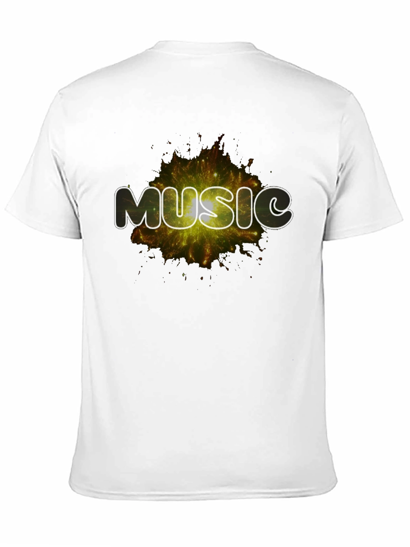 Music Explosion Black T-Shirt