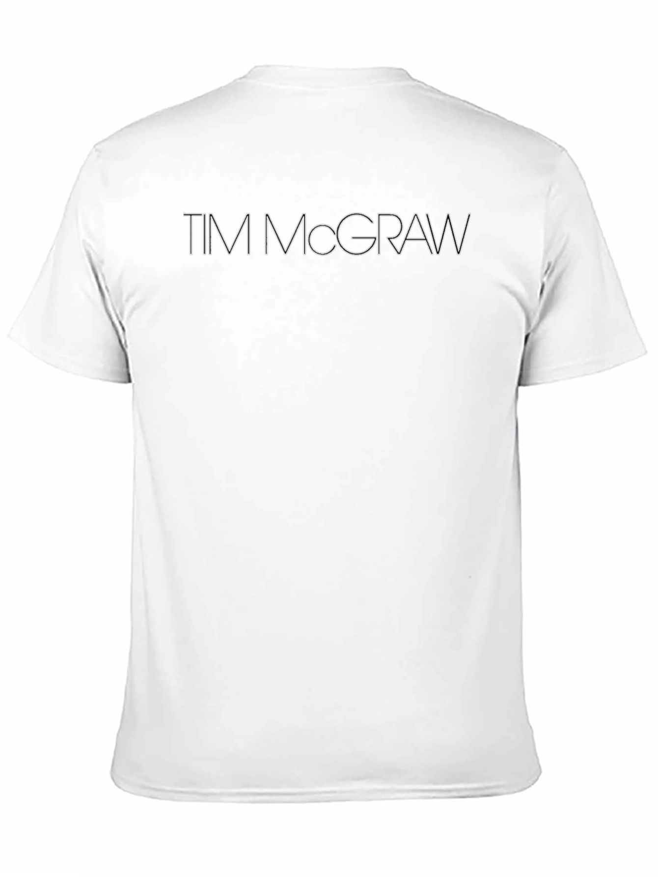 Tim McGraw Graphic Tee - Classic Black Cotton T-Shirt