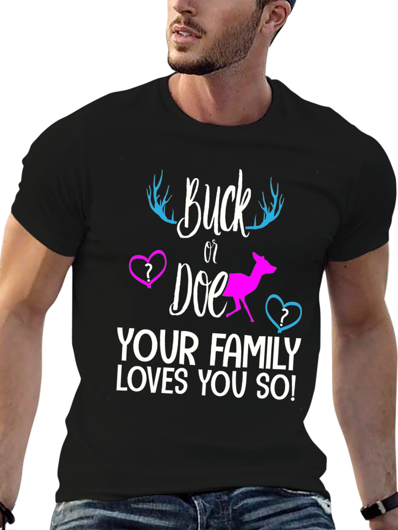 Buck or Doe Gender Reveal T-Shirt
