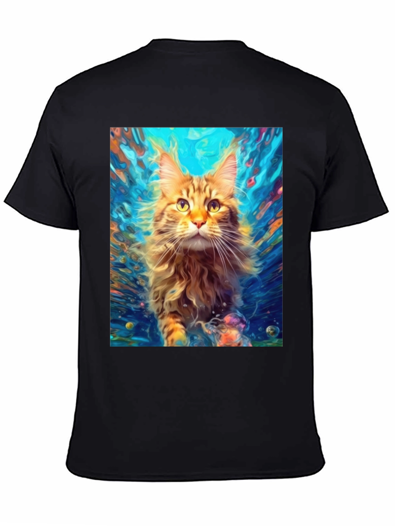 Cat Art Graphic Tee