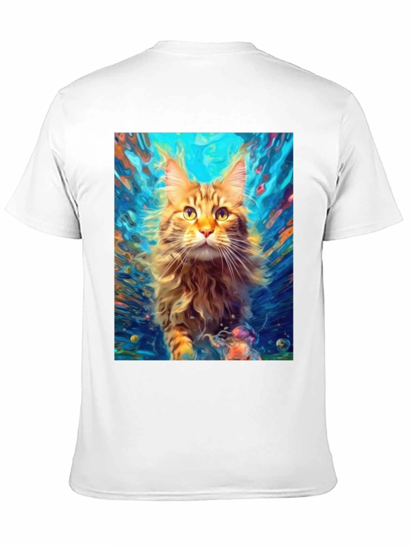 Cat Art Graphic Tee
