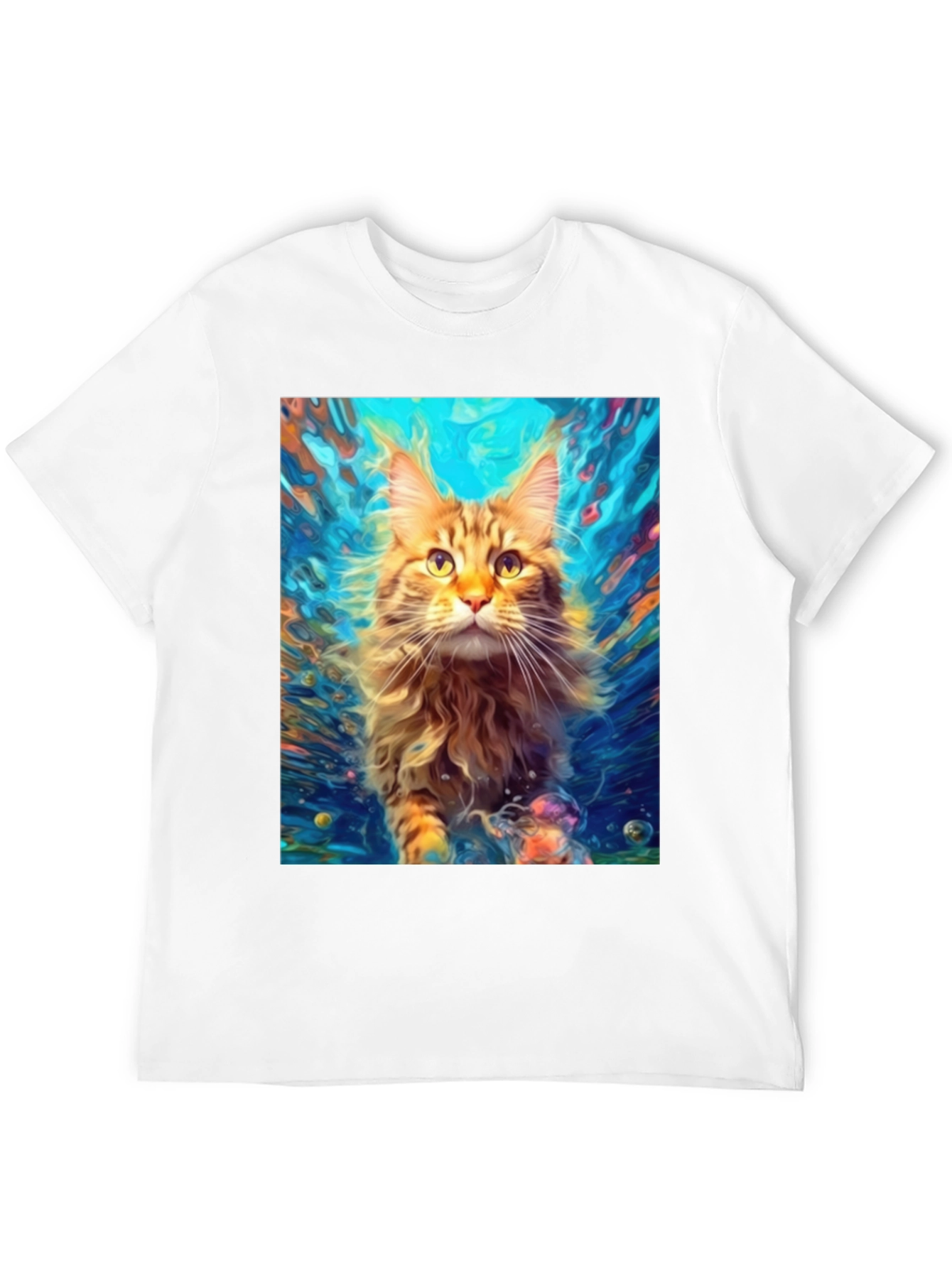 Cat Art Graphic Tee