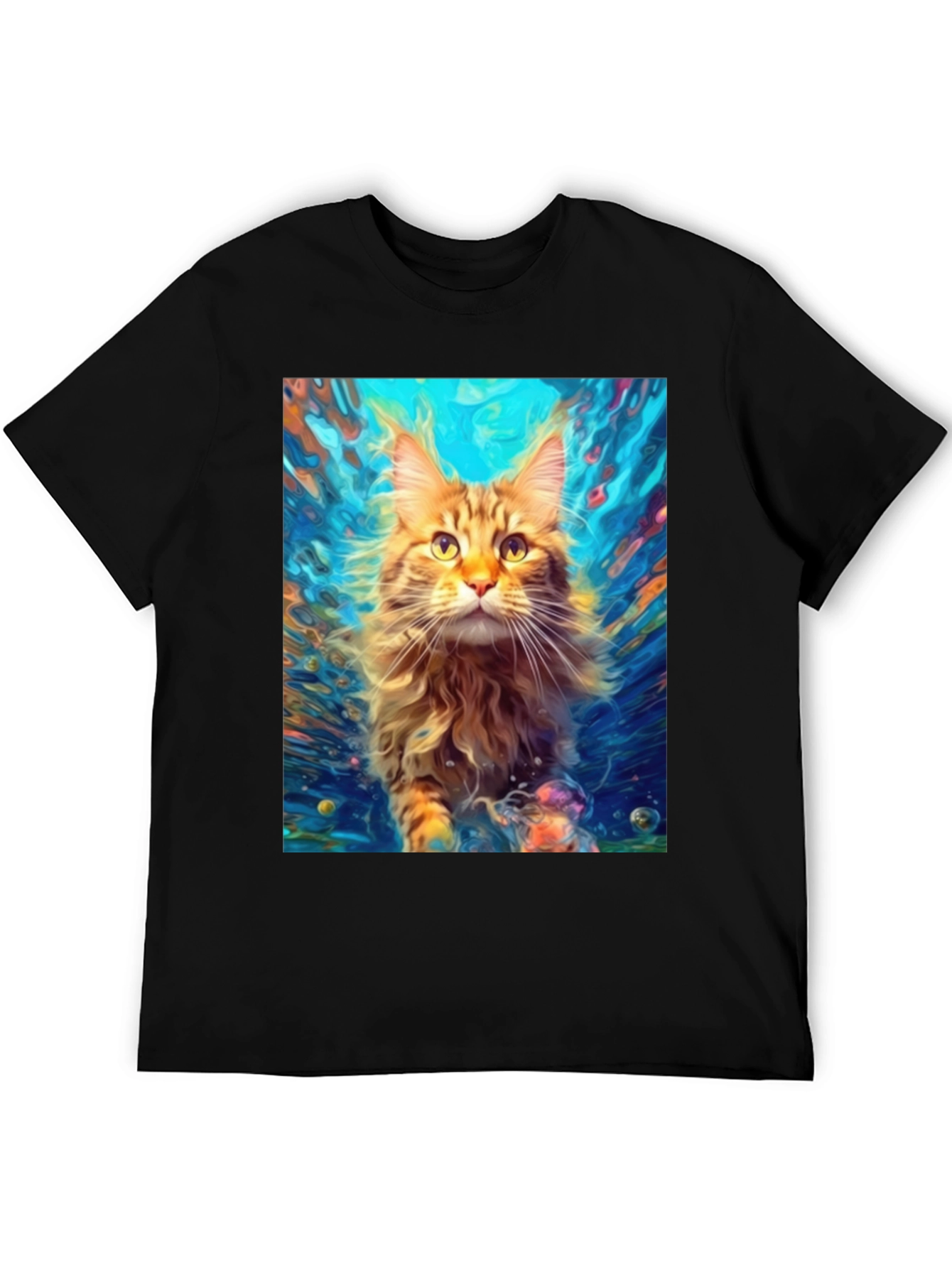 Cat Art Graphic Tee