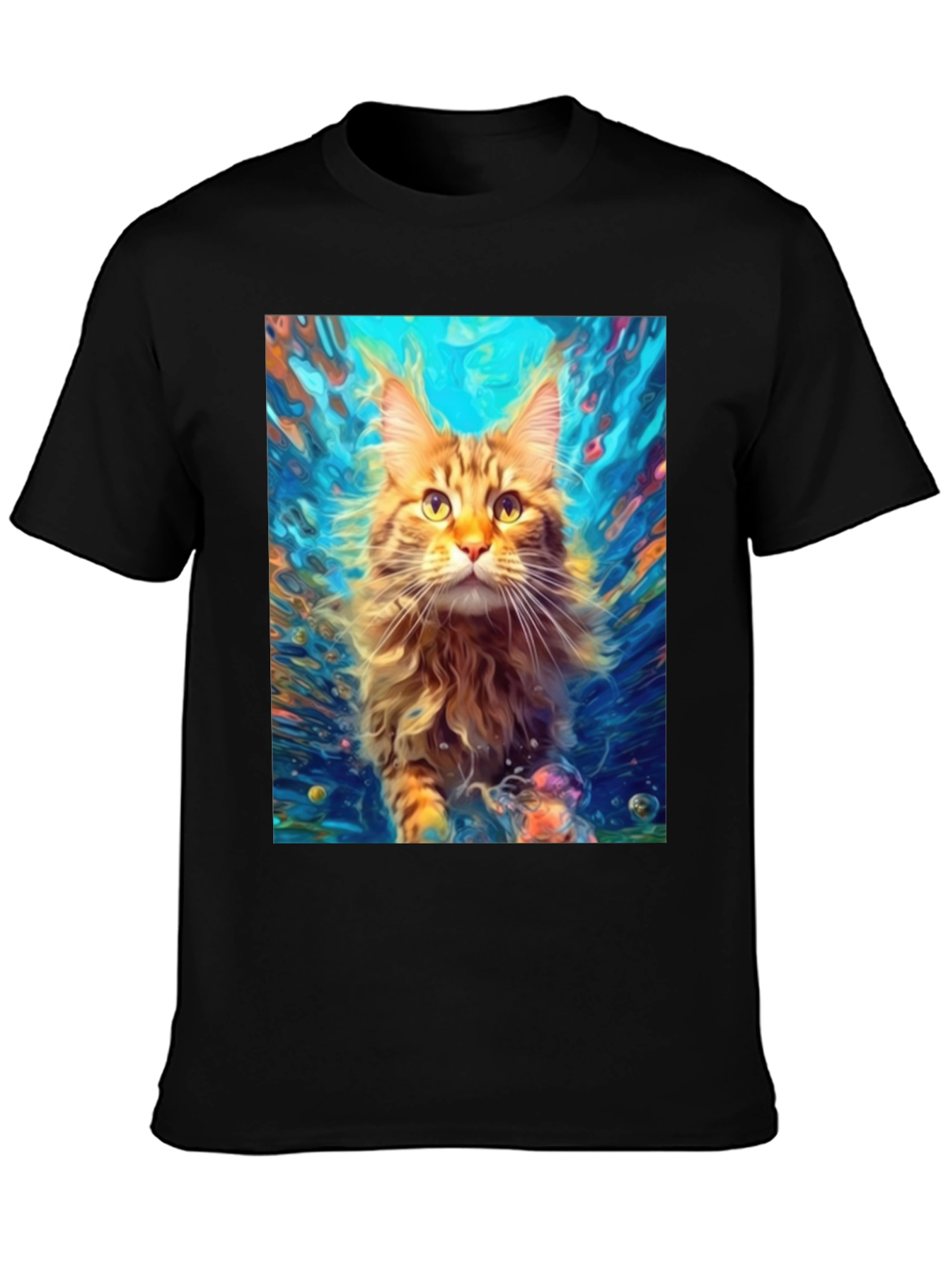 Cat Art Graphic Tee