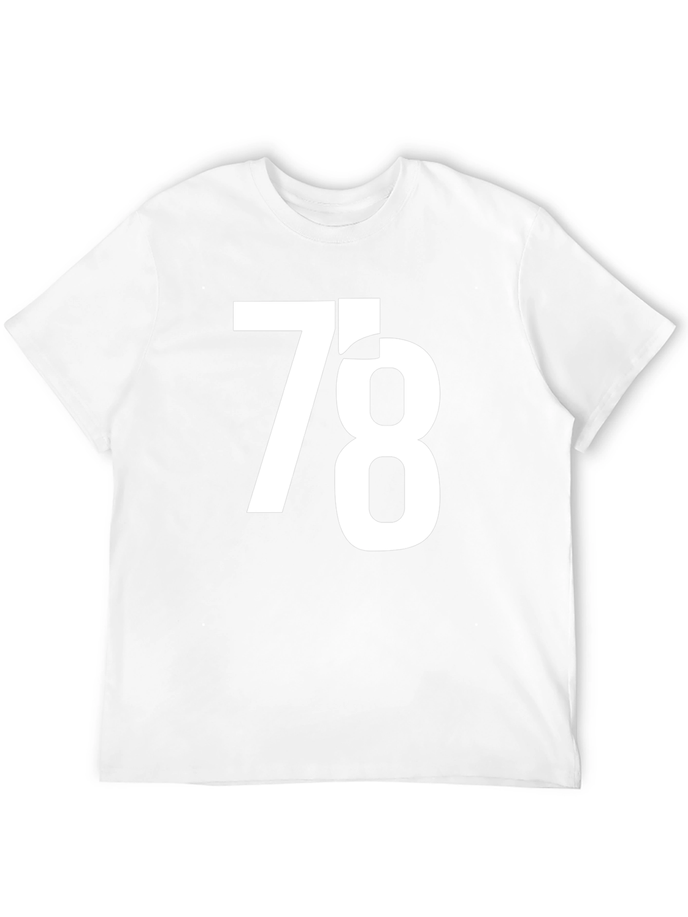 Bold 78 Graphic Tee - Stylish Black T-Shirt