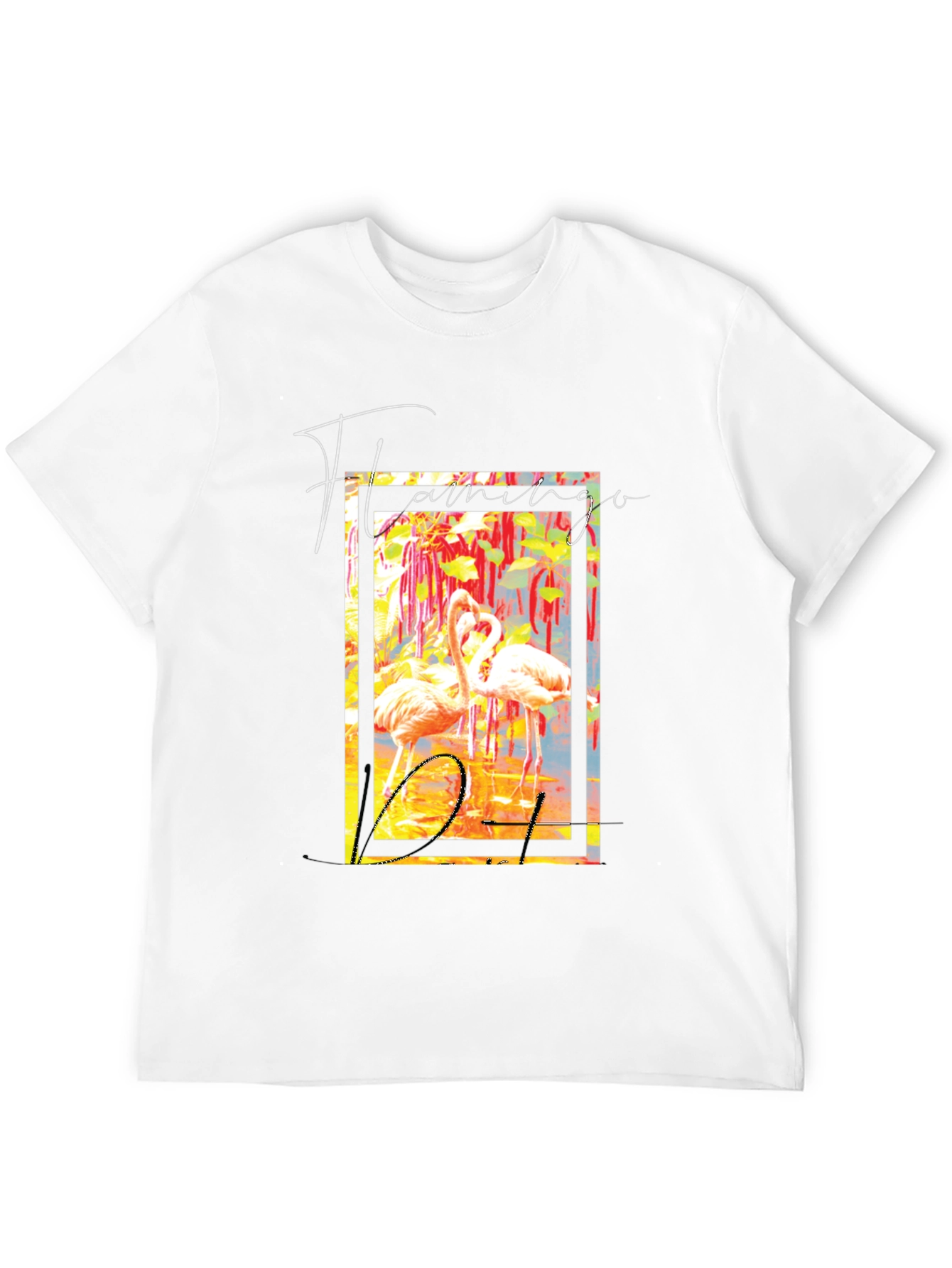Flamingo District Black Graphic T-Shirt