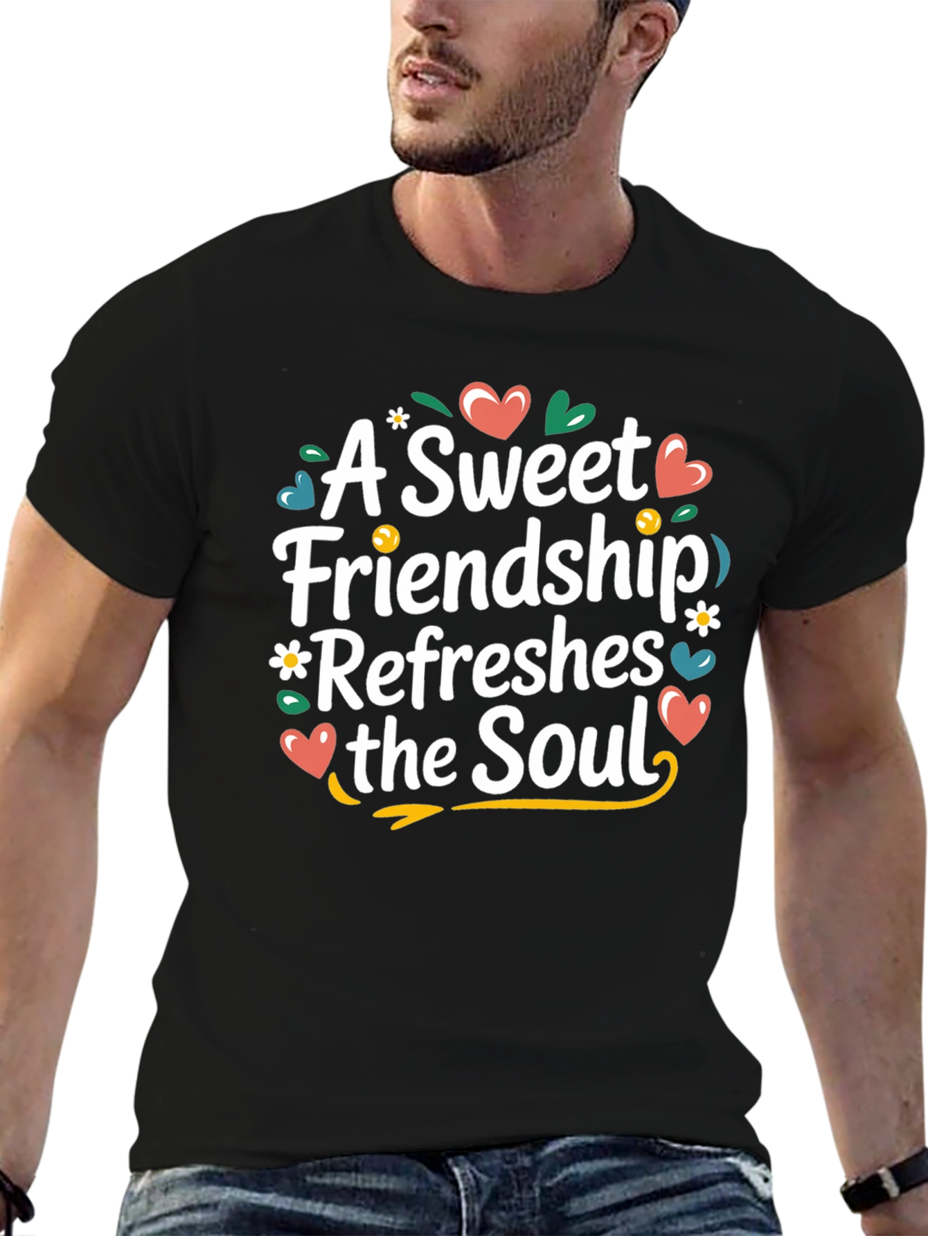 Sweet Friendship Refreshes Soul Graphic Tee