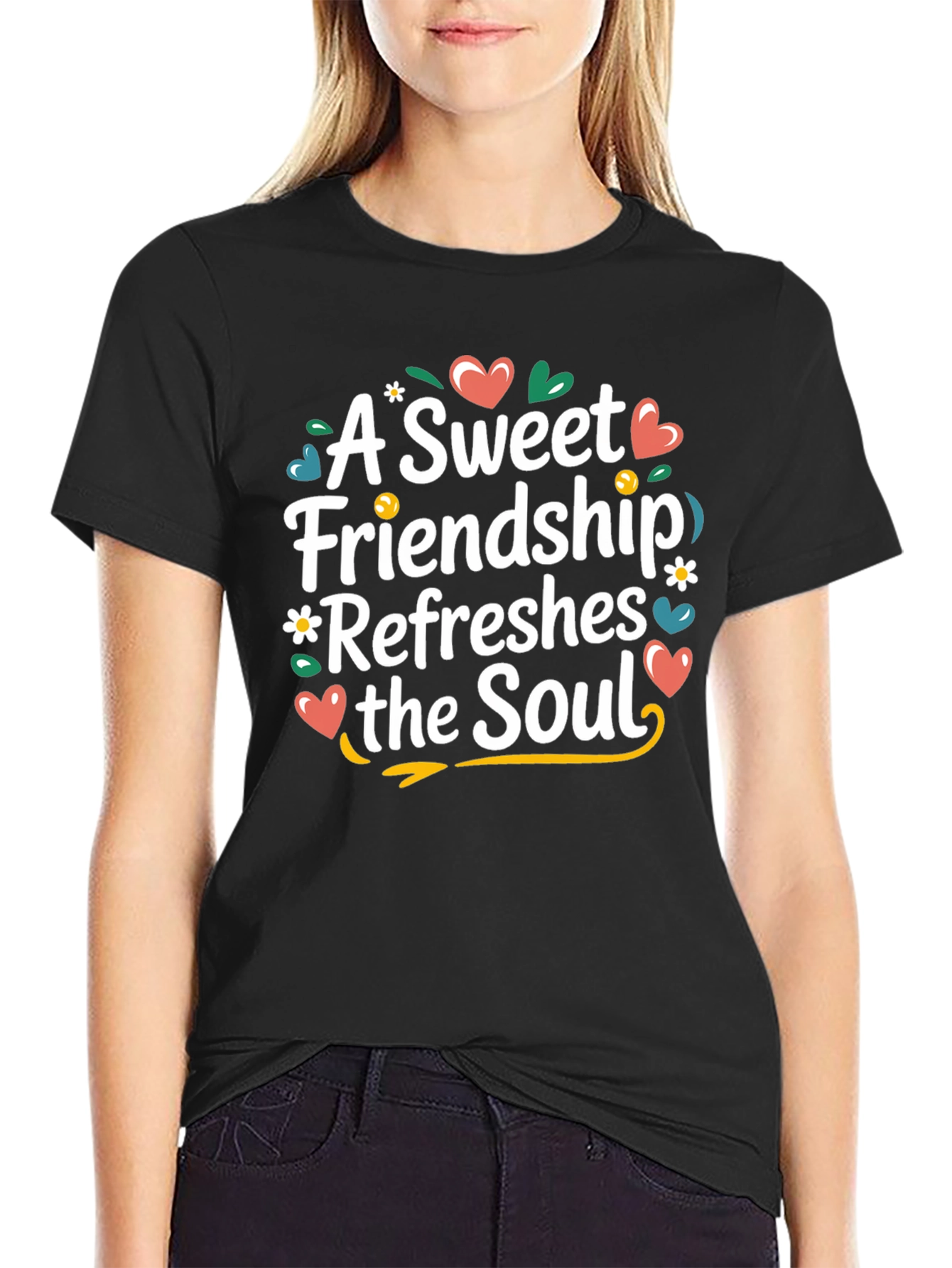 Sweet Friendship Refreshes Soul Graphic Tee