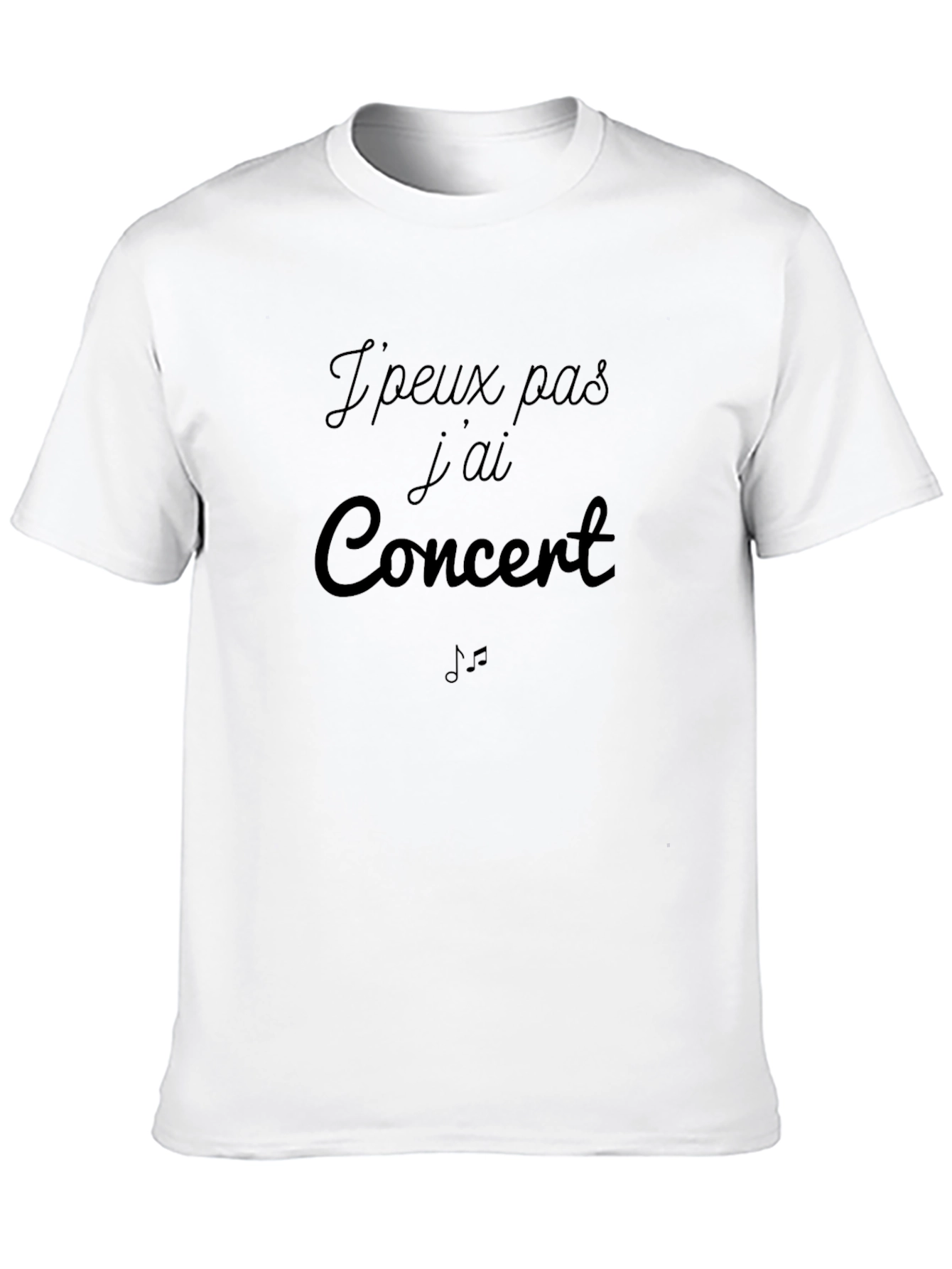 Concert Graphic Tee - Unisex Black T-Shirt