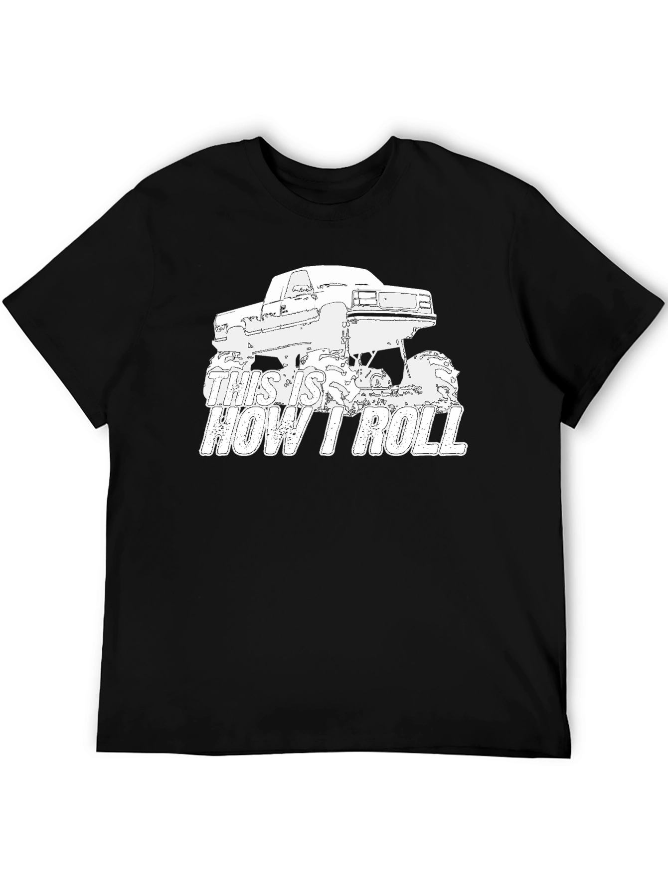 This Is How I Roll Monster Truck Graphic Tee