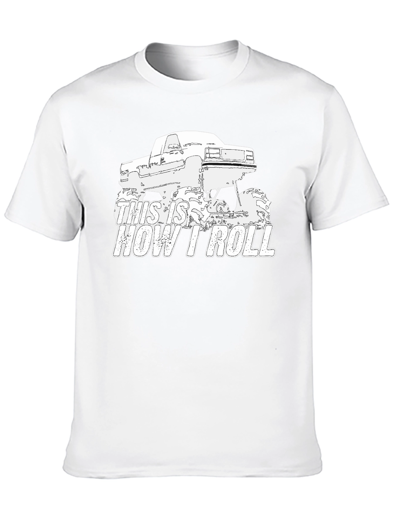 This Is How I Roll Monster Truck Graphic Tee