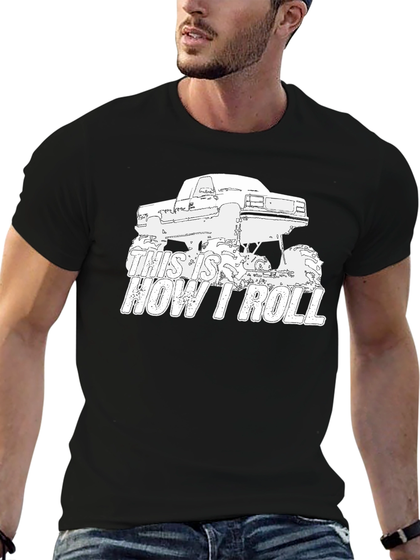 This Is How I Roll Monster Truck Graphic Tee