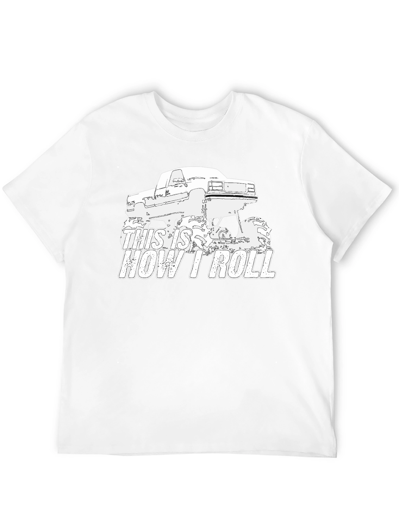 This Is How I Roll Monster Truck Graphic Tee