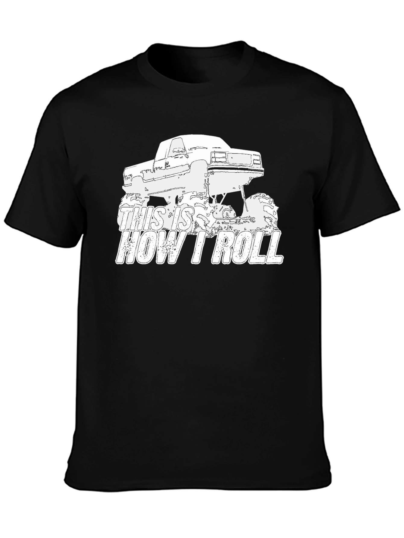 This Is How I Roll Monster Truck Graphic Tee
