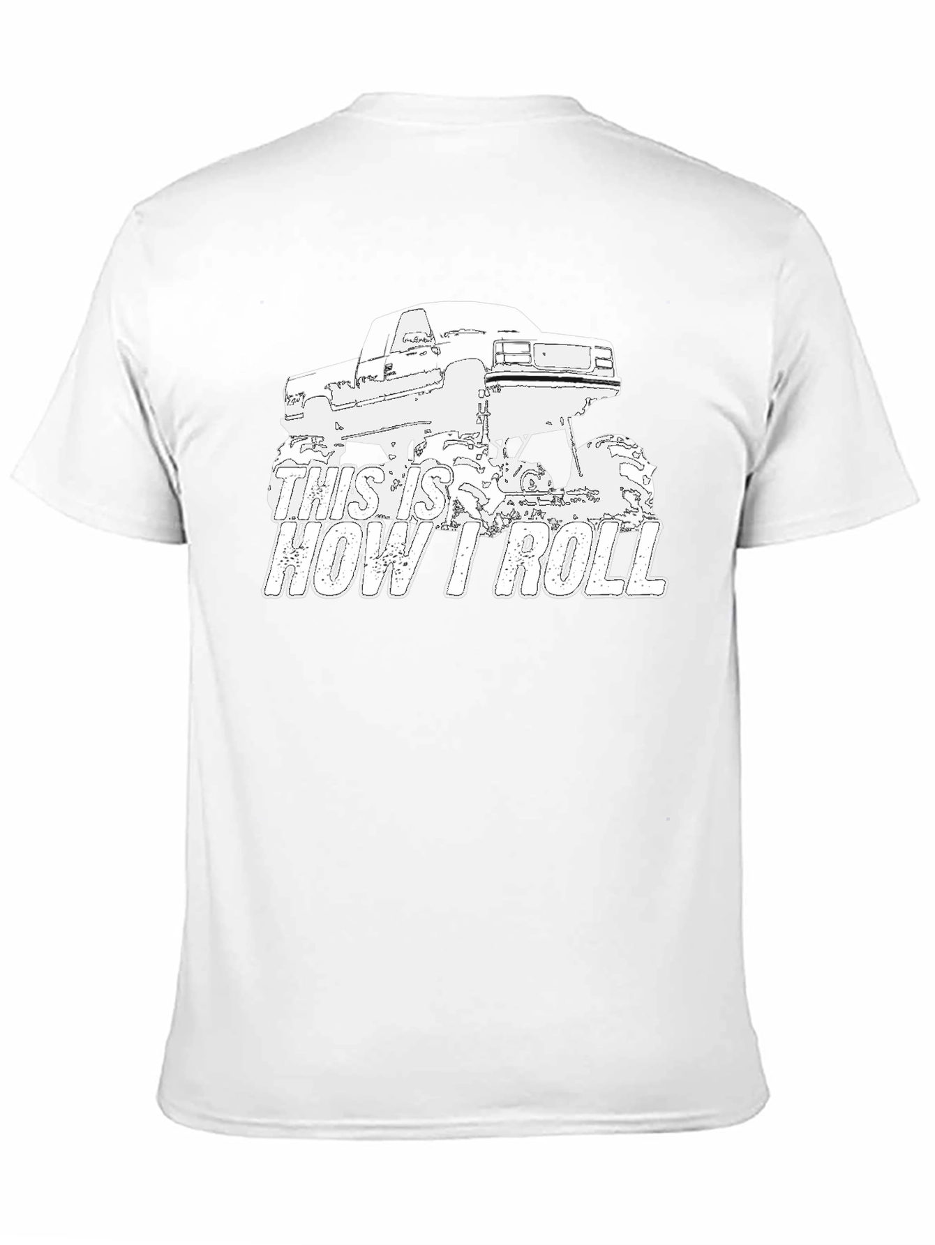This Is How I Roll Monster Truck Graphic Tee