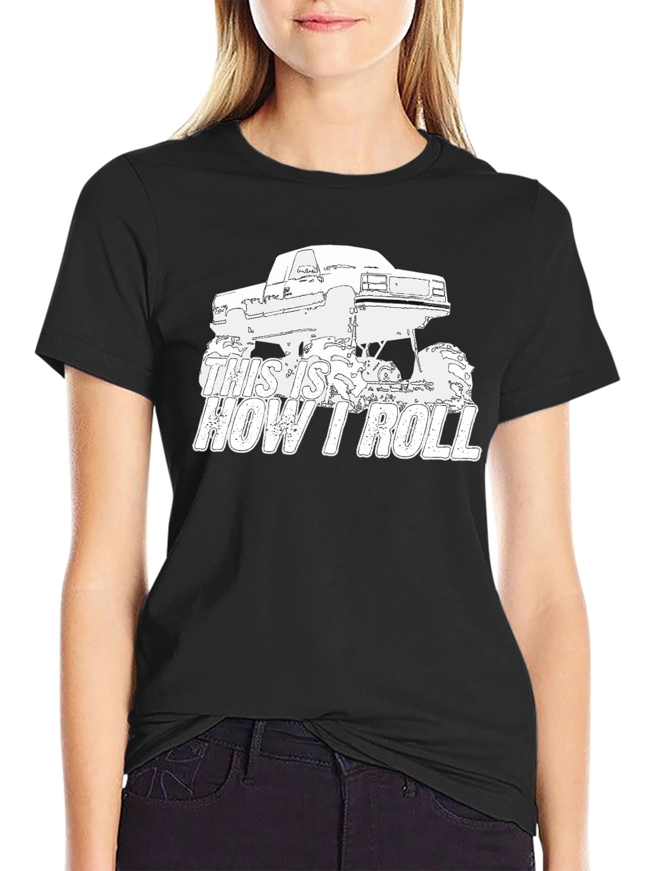 This Is How I Roll Monster Truck Graphic Tee