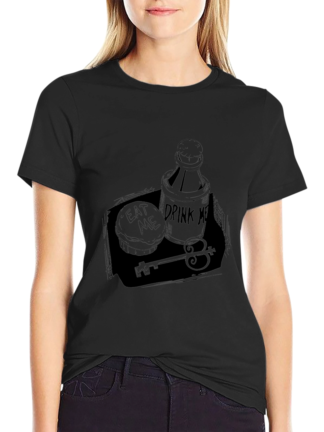 Eat Me Drink Me Key T-Shirt