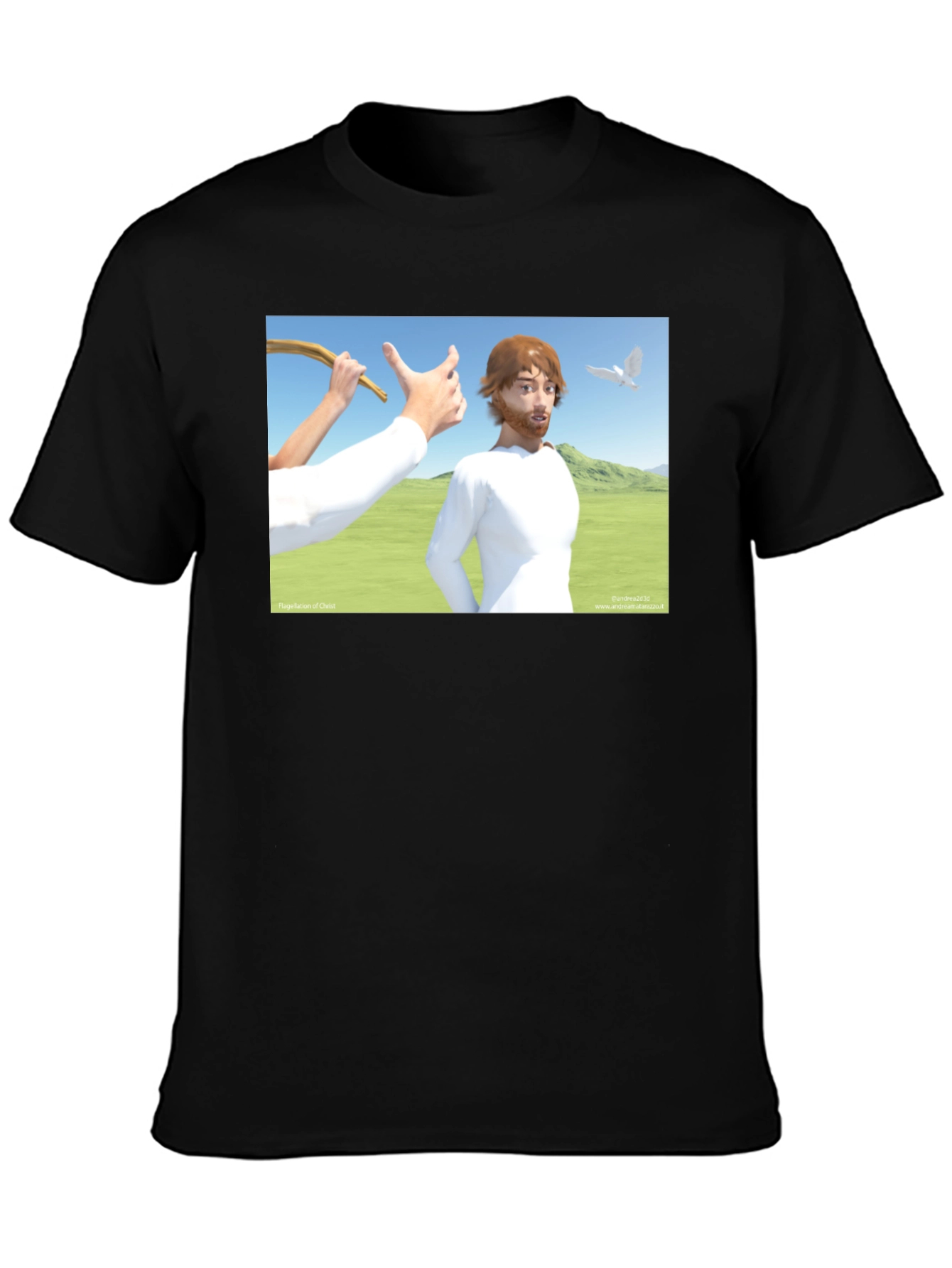Funny Jesus T-Shirt - Cartoon Graphic Tee