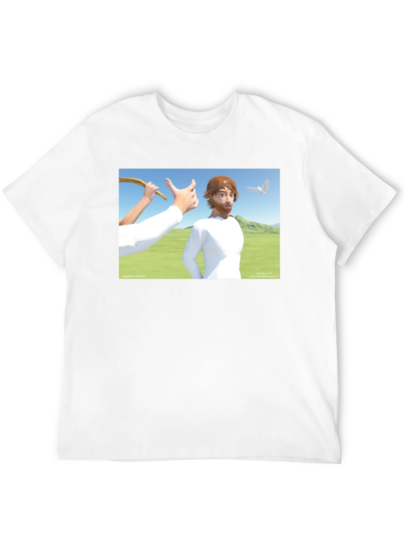 Funny Jesus T-Shirt - Cartoon Graphic Tee
