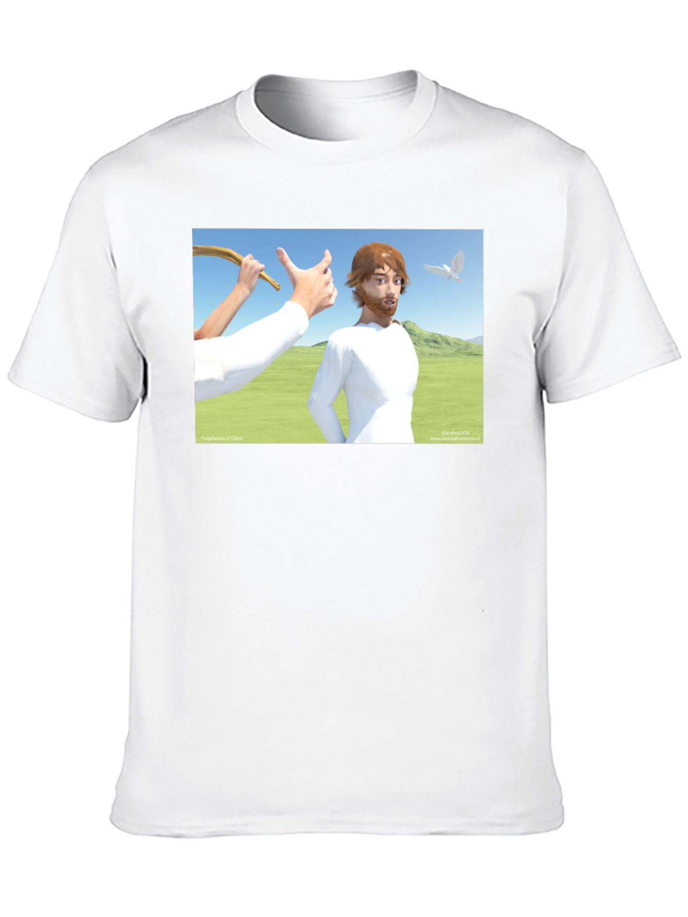 Funny Jesus T-Shirt - Cartoon Graphic Tee