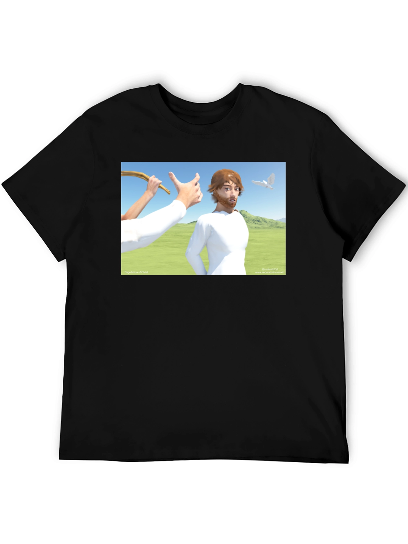 Funny Jesus T-Shirt - Cartoon Graphic Tee