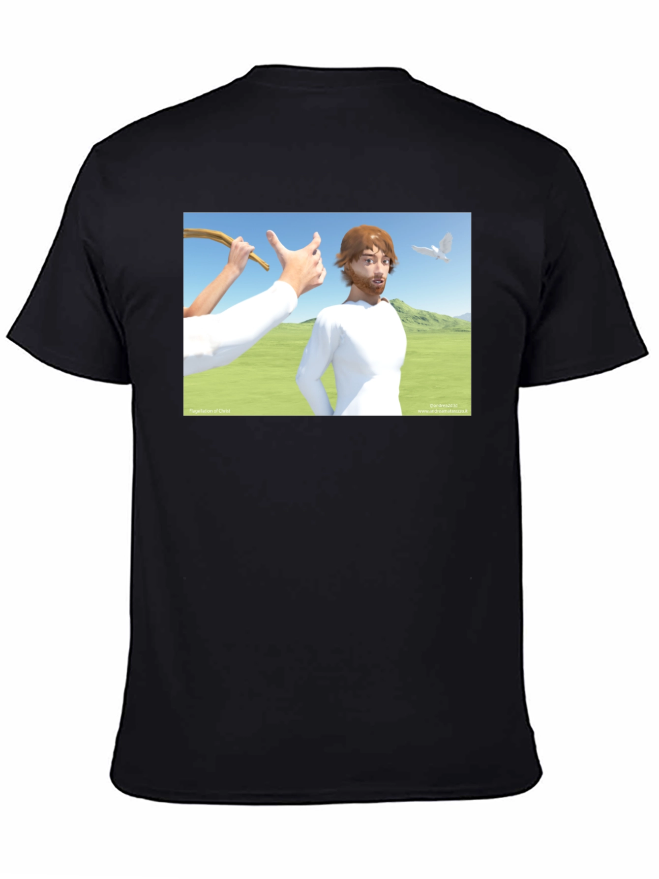 Funny Jesus T-Shirt - Cartoon Graphic Tee