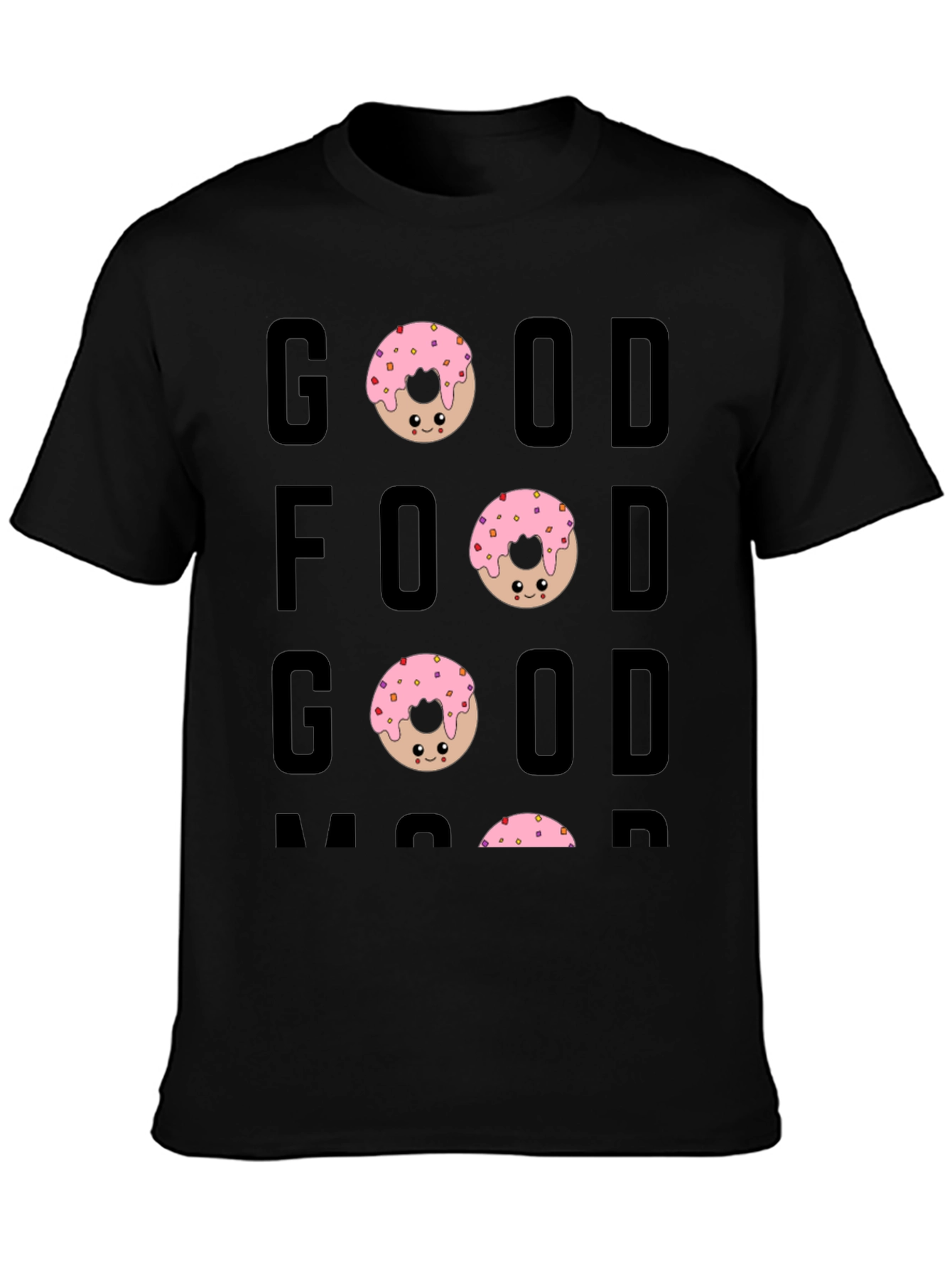 Good Food Good Mood Donut Graphic Tee