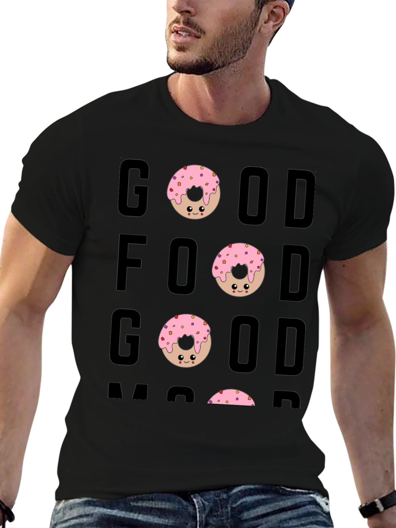 Good Food Good Mood Donut Graphic Tee