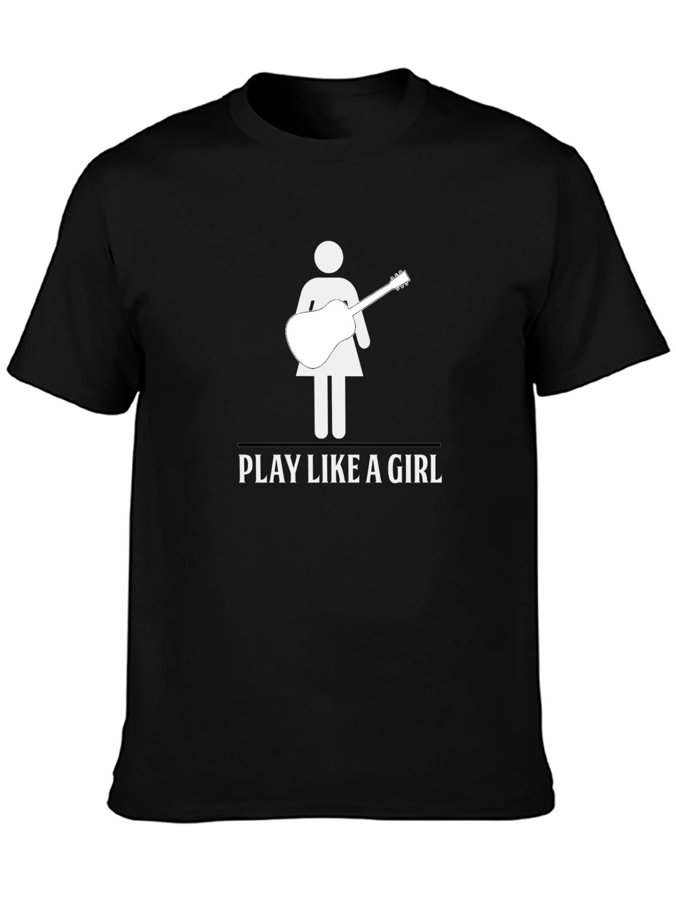 Play Like A Girl T-Shirt - Guitar Player Tee