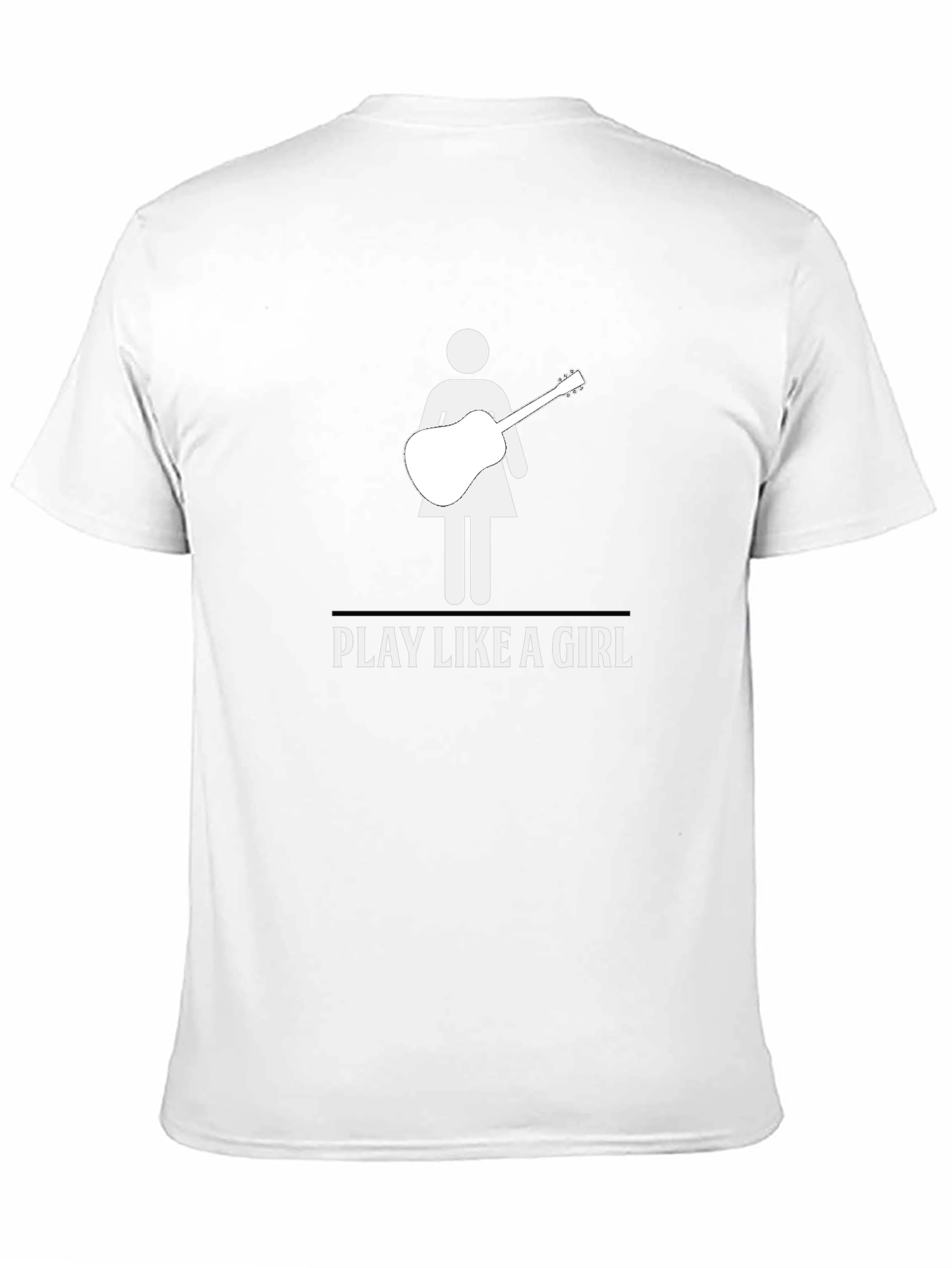 Play Like A Girl T-Shirt - Guitar Player Tee