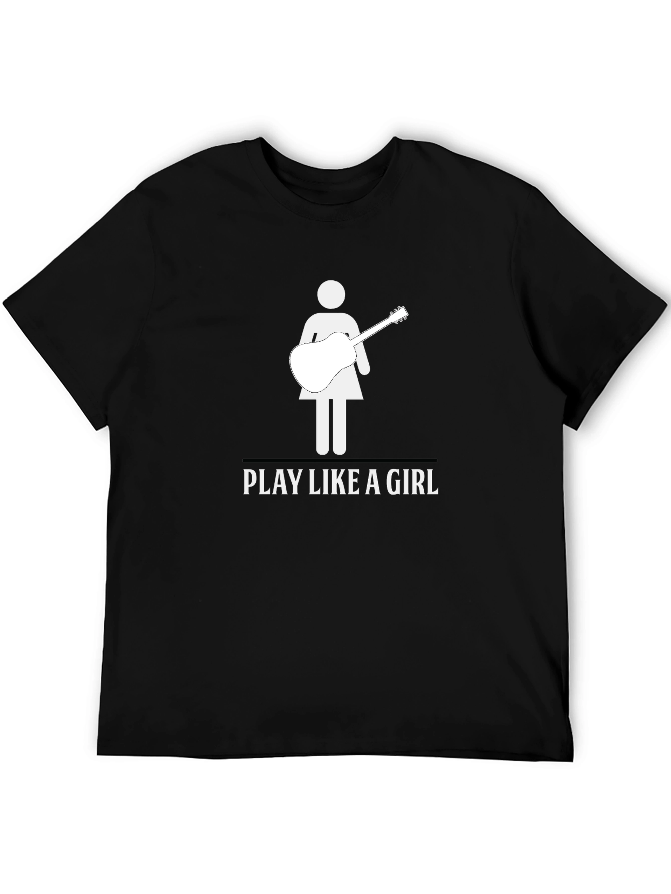 Play Like A Girl T-Shirt - Guitar Player Tee