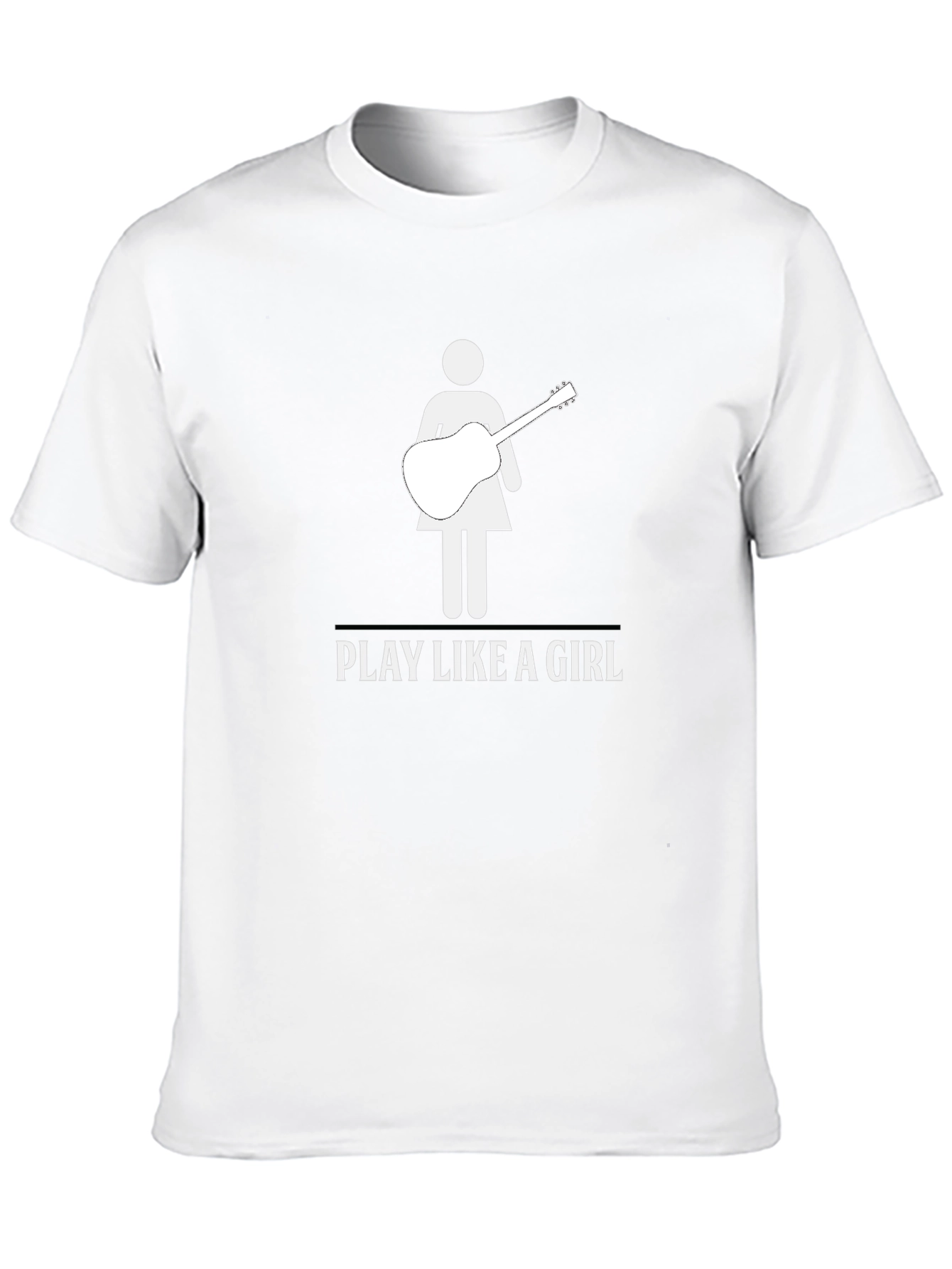 Play Like A Girl T-Shirt - Guitar Player Tee
