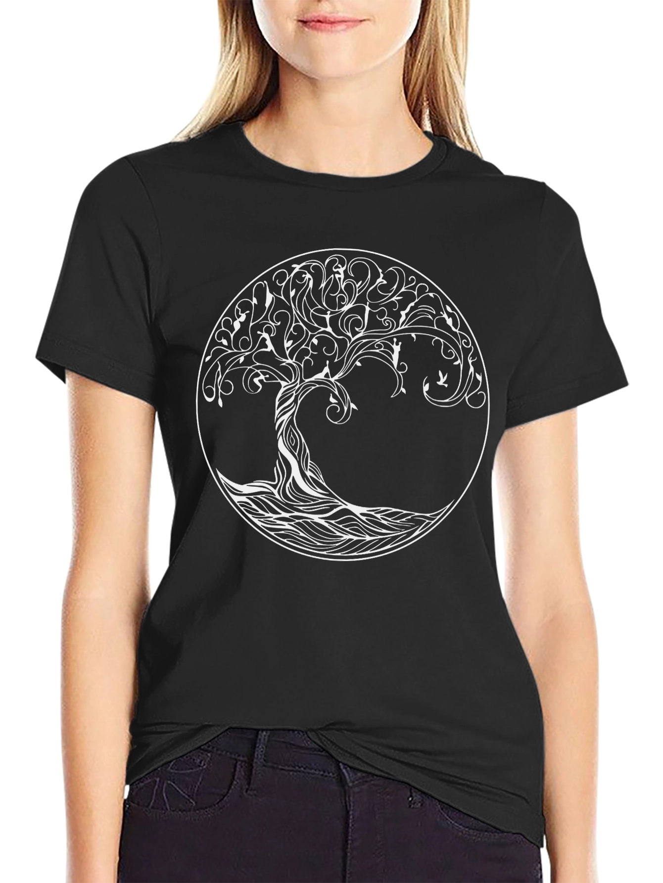Tree of Life Graphic T-Shirt - Black