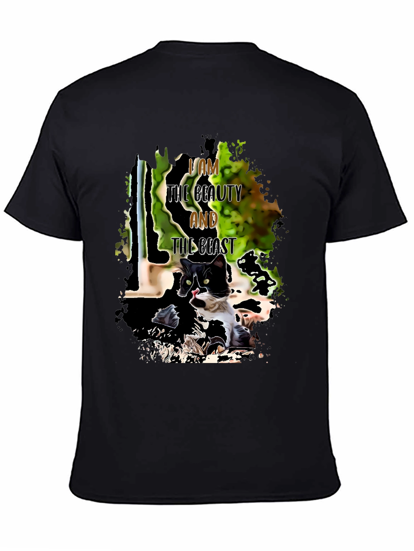 Beauty and Beast Cat T-Shirt