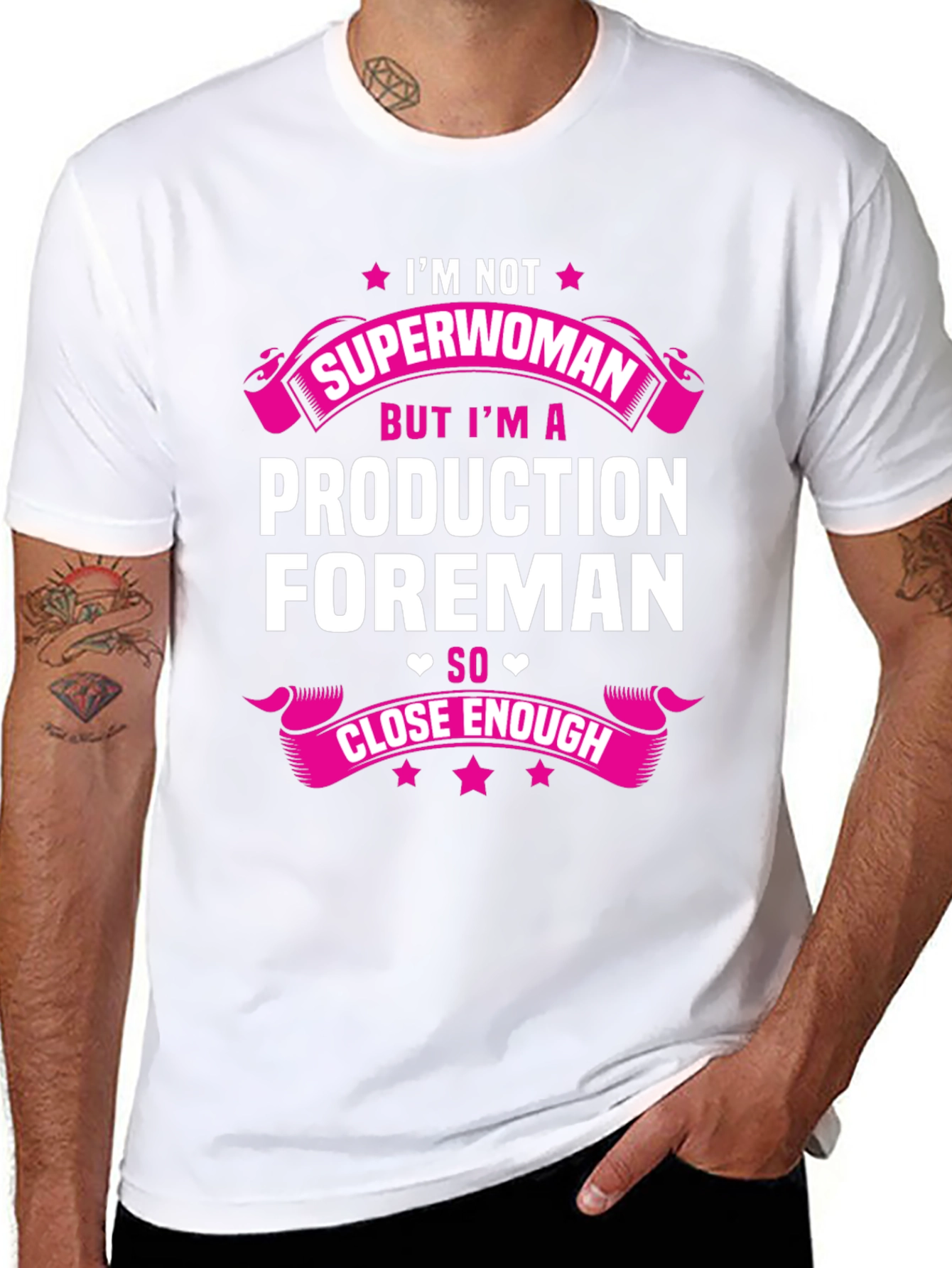 Production Foreman Superwoman T-Shirt