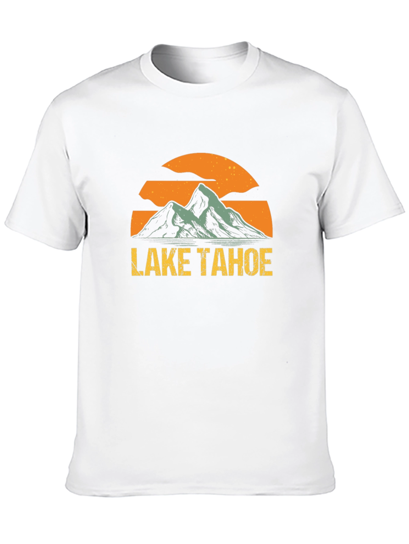 Lake Tahoe Graphic T-Shirt - Mens Black Tee