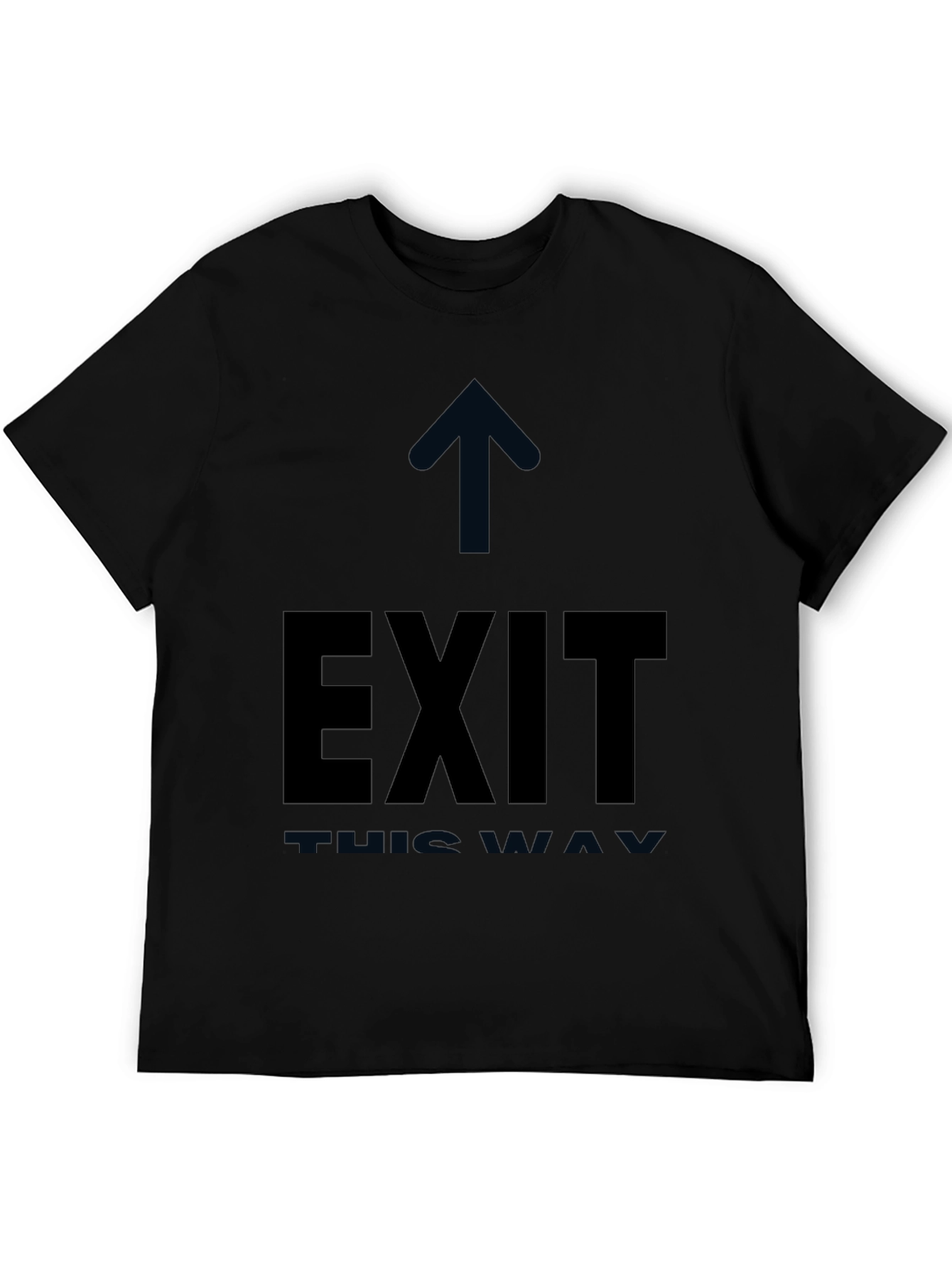 Exit This Way Black T-Shirt