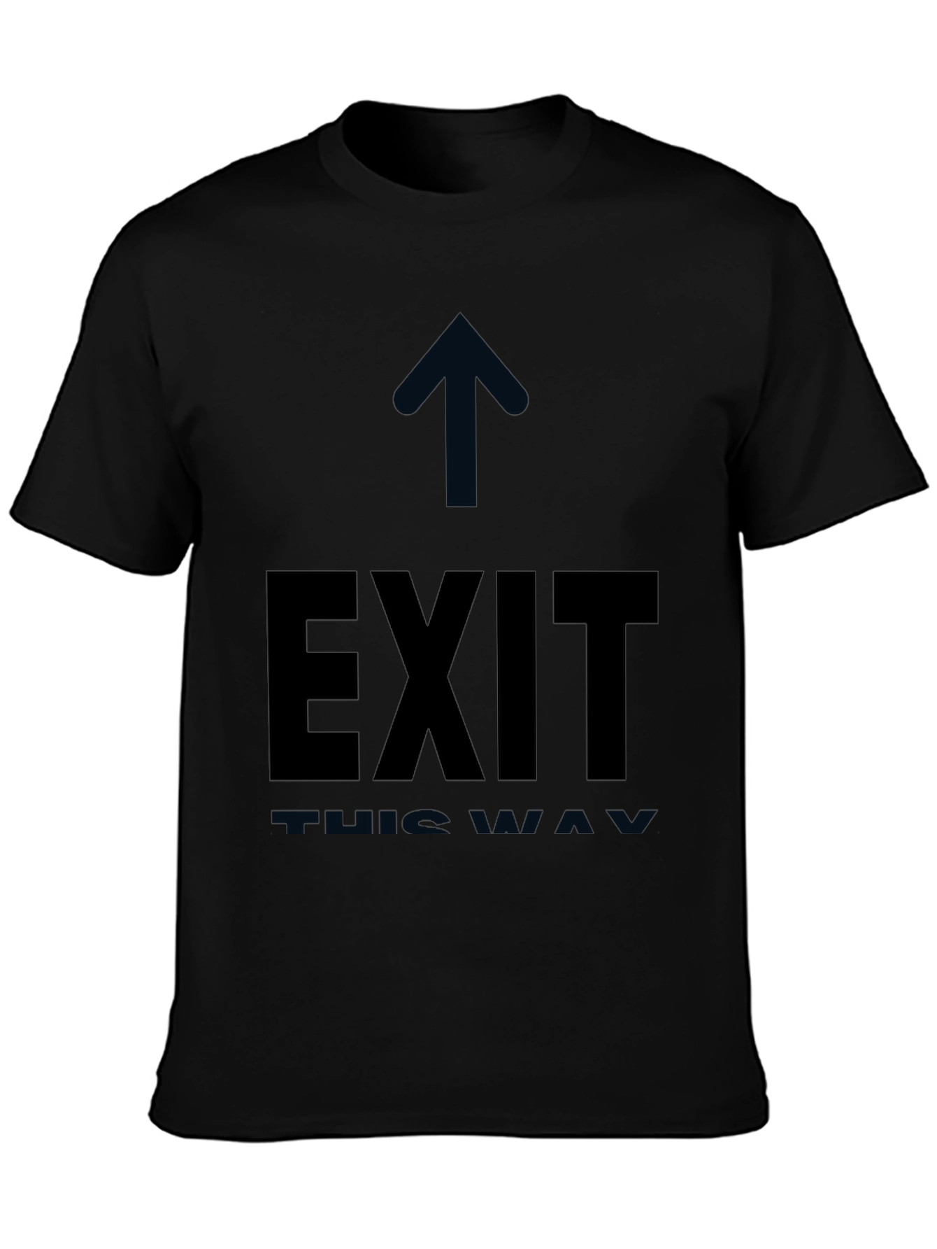Exit This Way Black T-Shirt