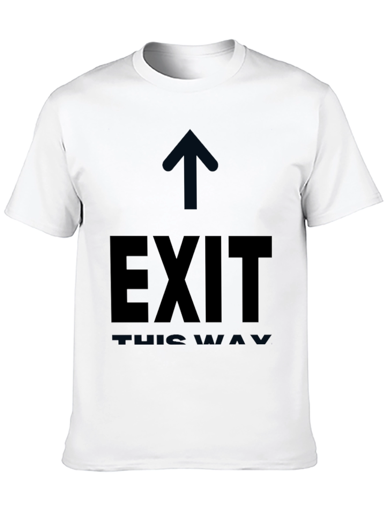 Exit This Way Black T-Shirt