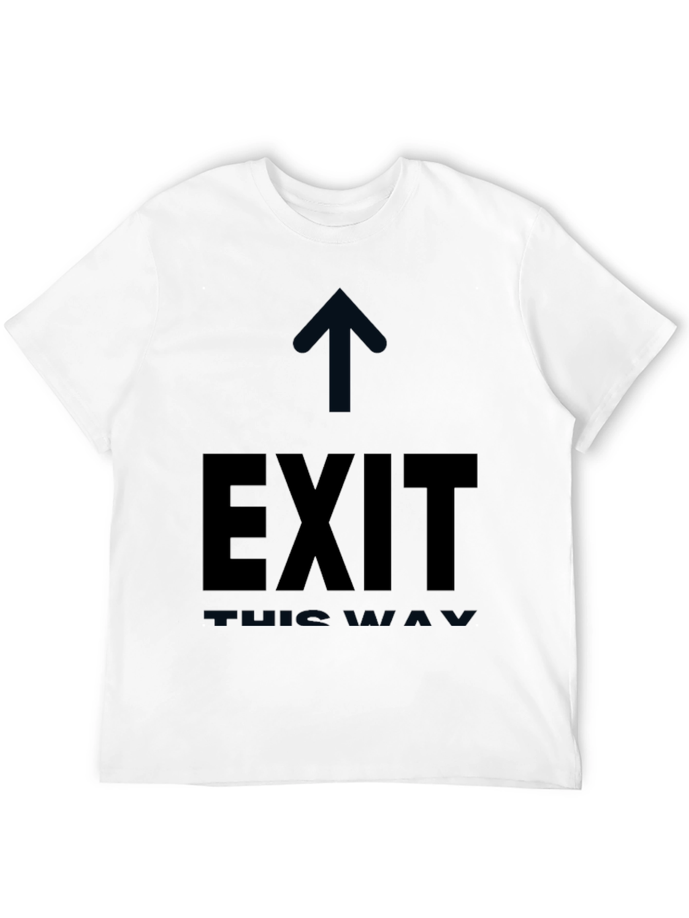 Exit This Way Black T-Shirt