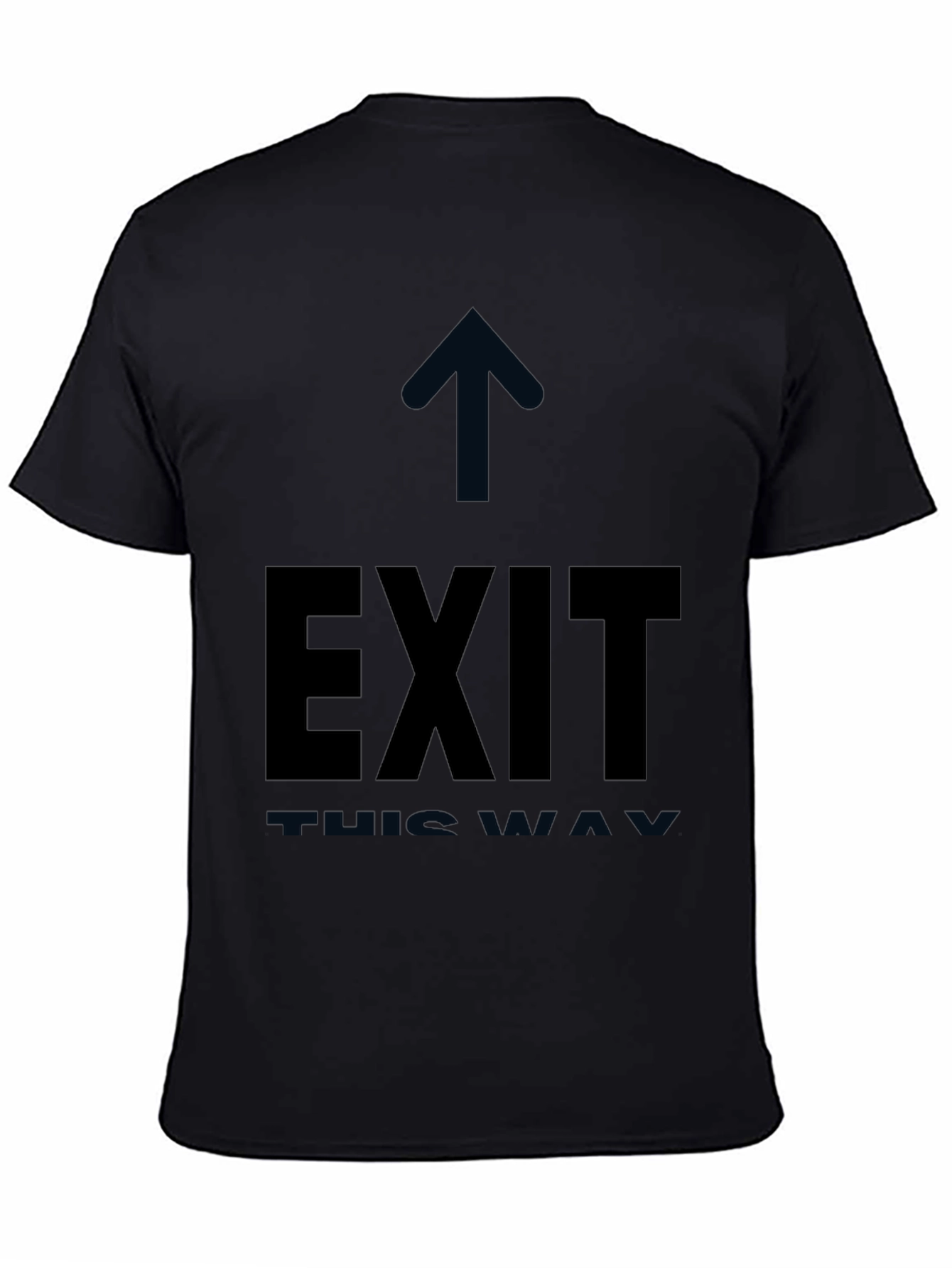 Exit This Way Black T-Shirt