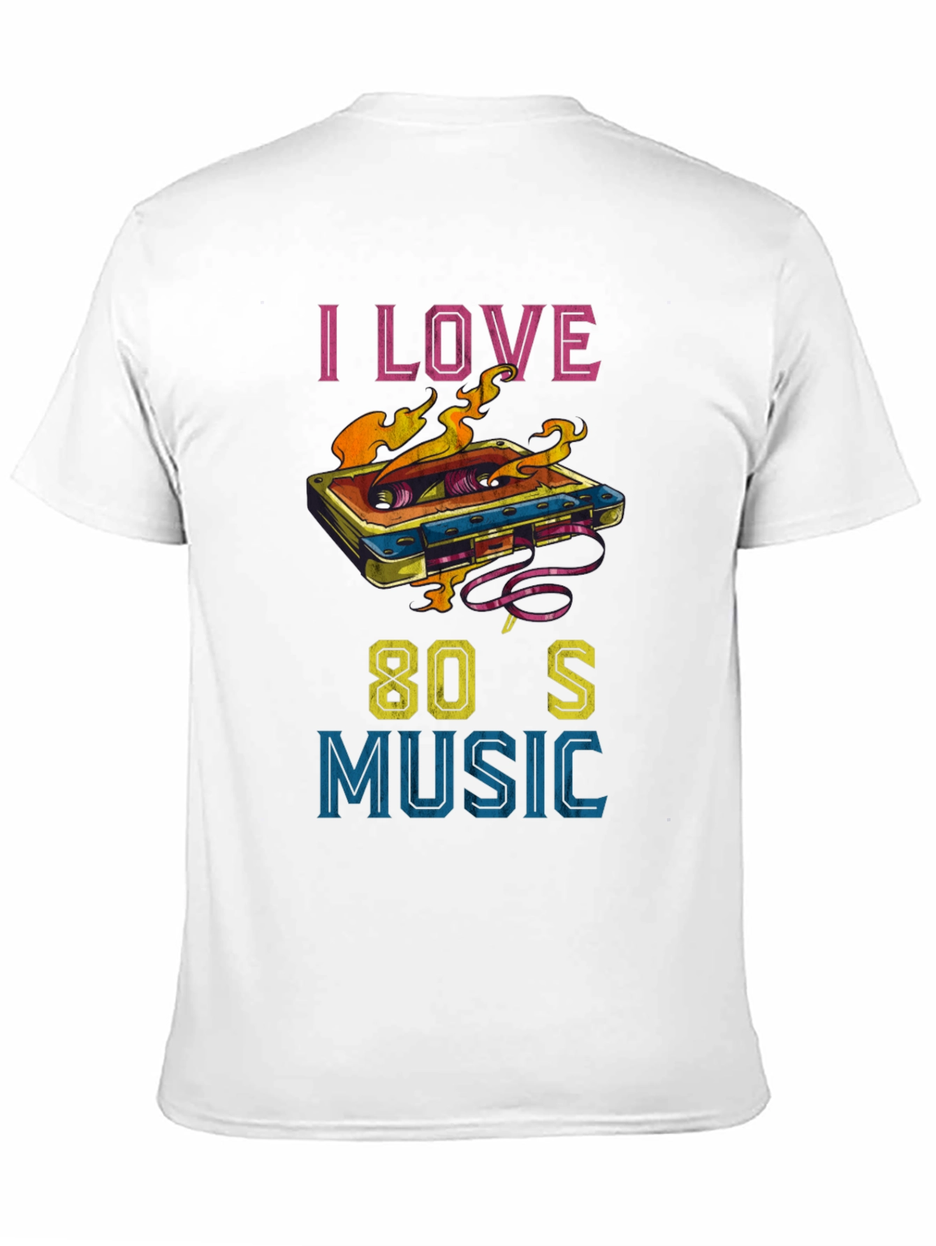 I Love 80s Music Graphic Tee