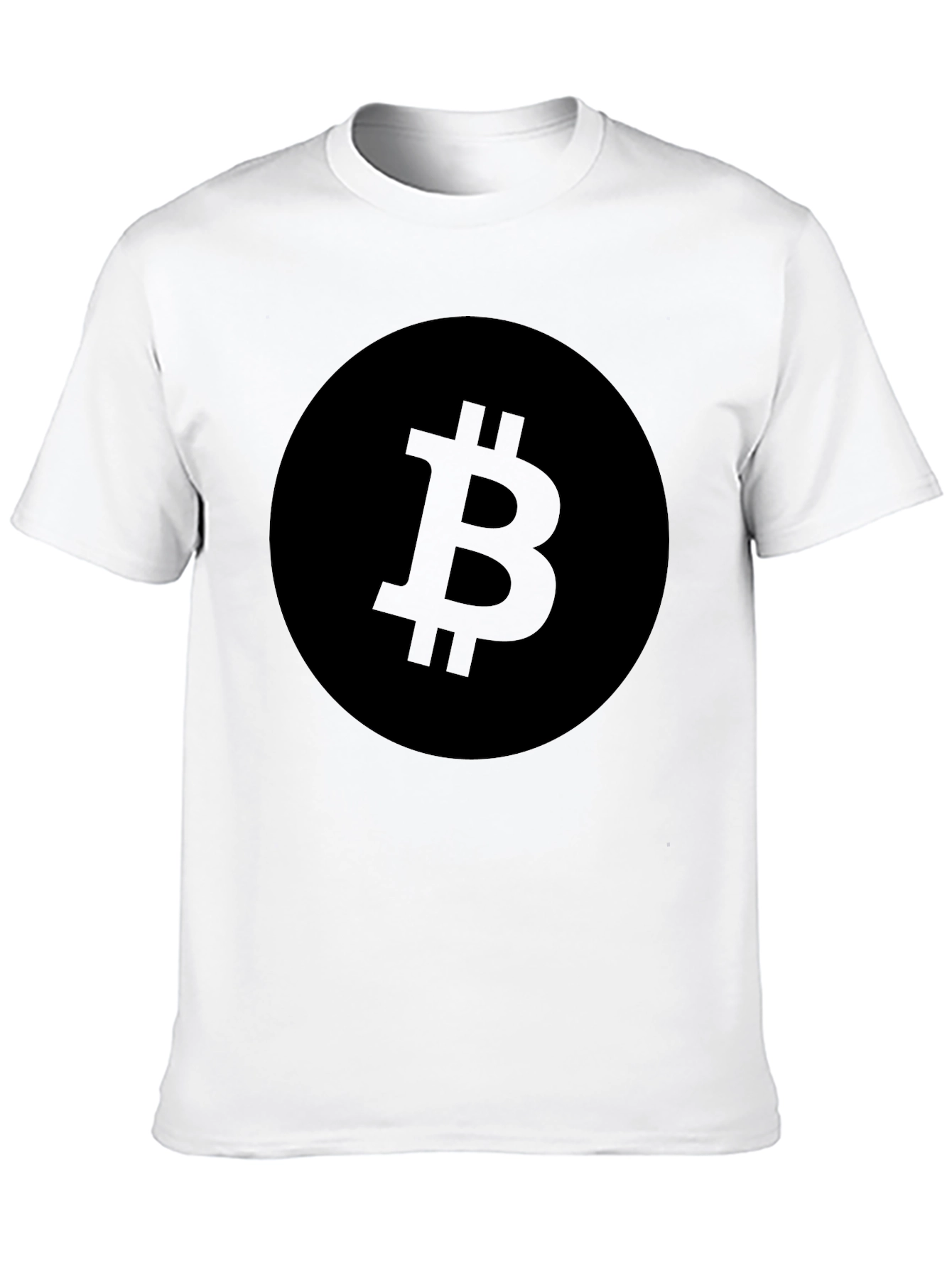 Bitcoin Logo Black T-Shirt - Crypto Currency Tee