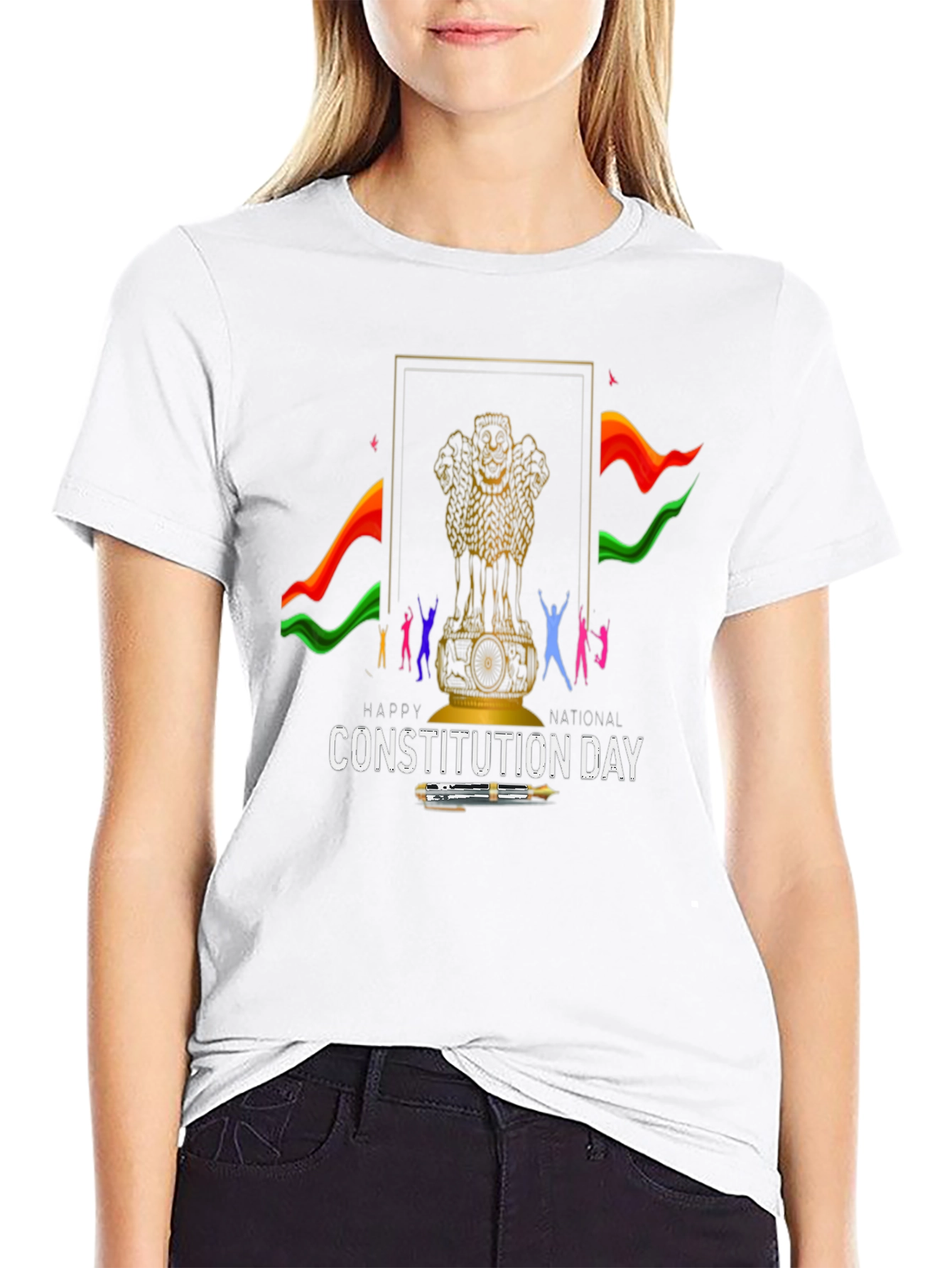 Constitution Day Graphic T-Shirt - Black