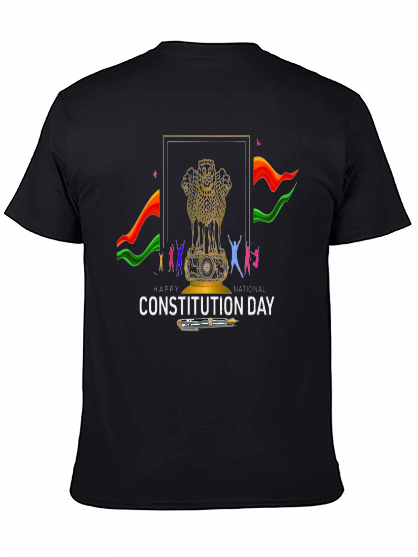 Constitution Day Graphic T-Shirt - Black