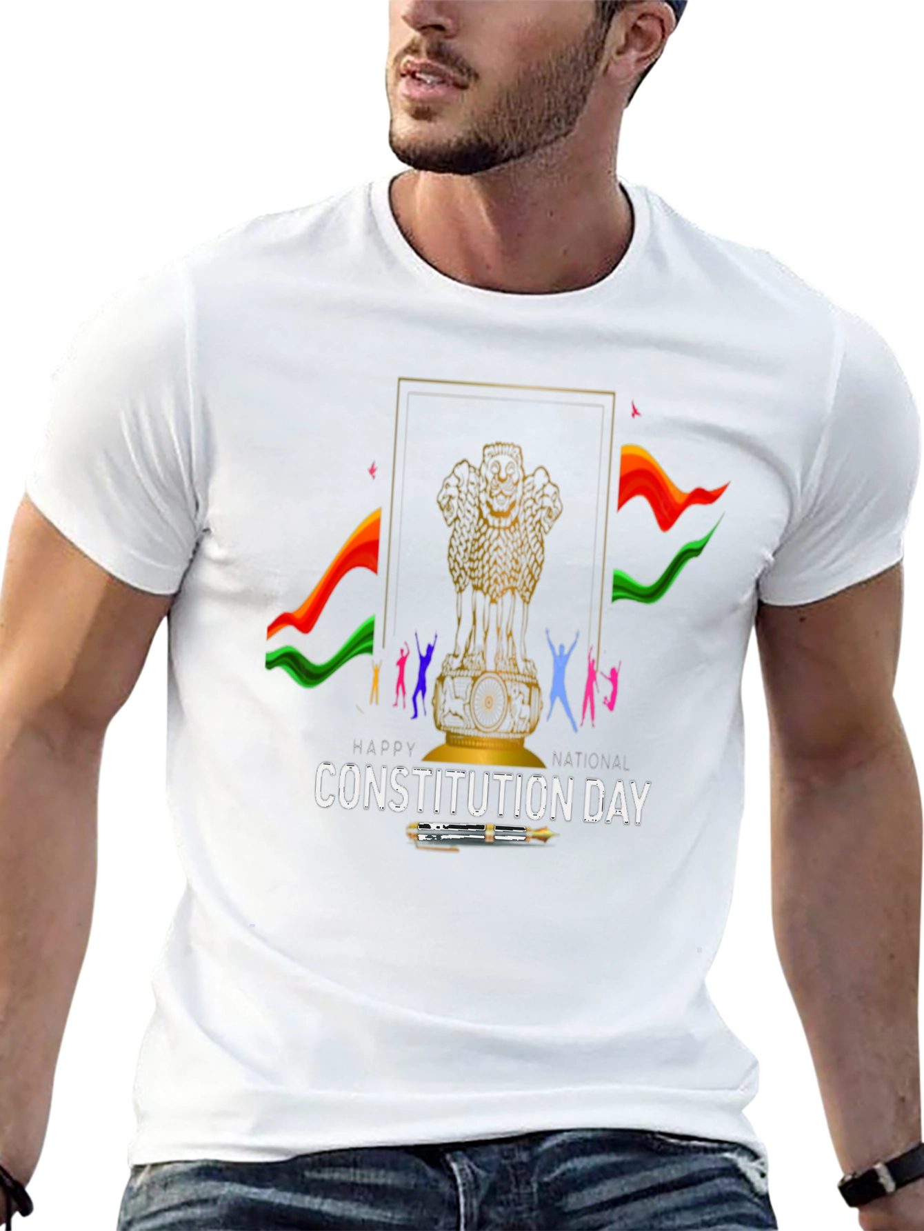 Constitution Day Graphic T-Shirt - Black