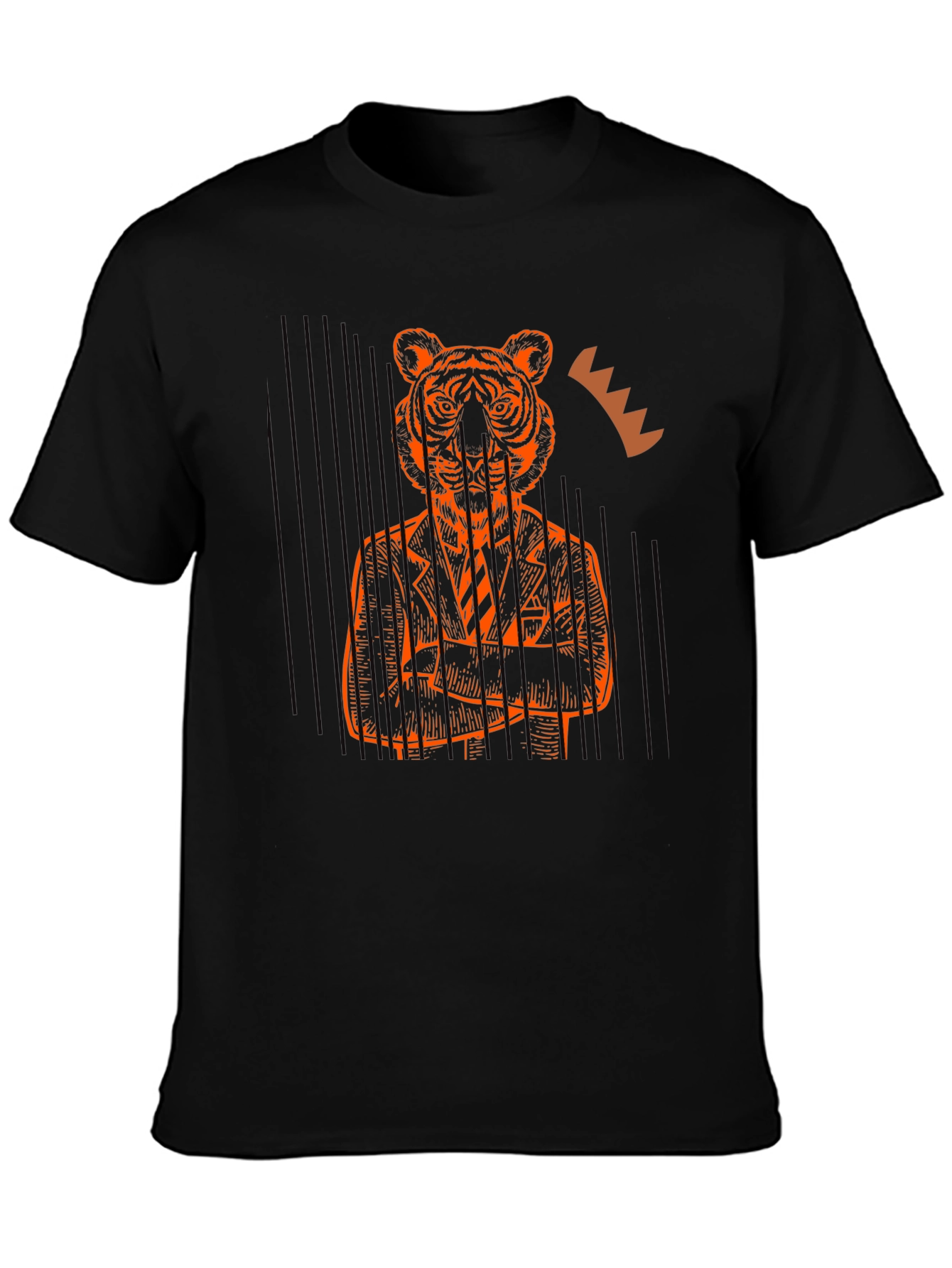 Tiger Suit Graphic Tee - Unique Style